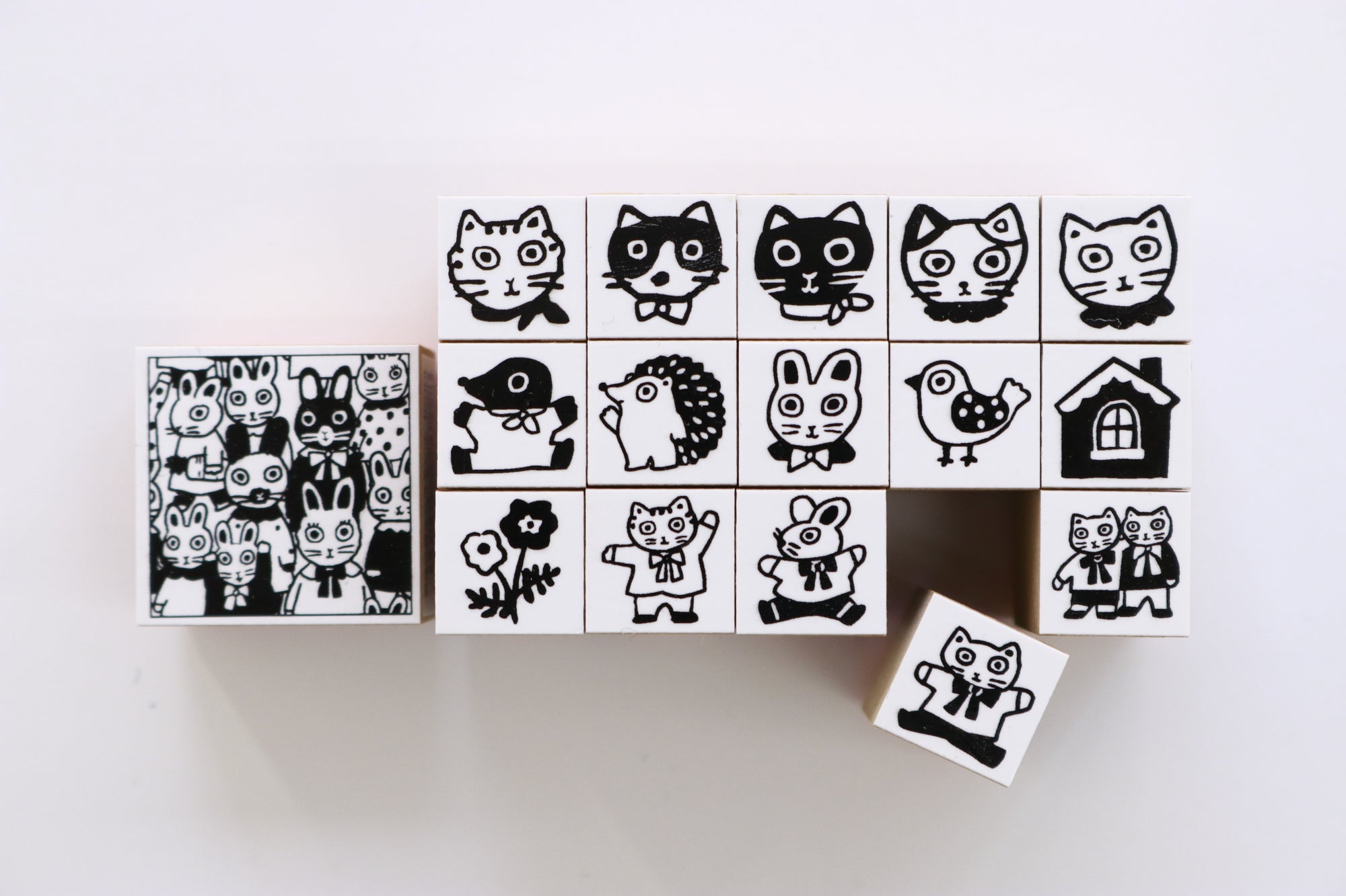 ちびっこスタンプ  ハリネズミ　(北岸 由美 コラボデザイン)