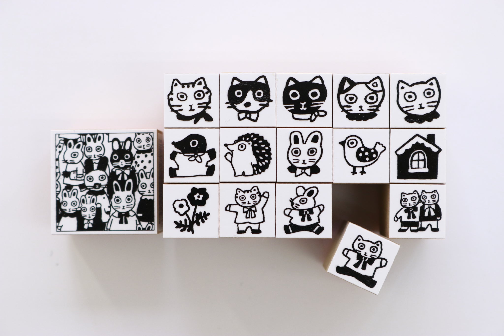 ちびっこスタンプ  ハリネズミ　(北岸 由美 コラボデザイン)