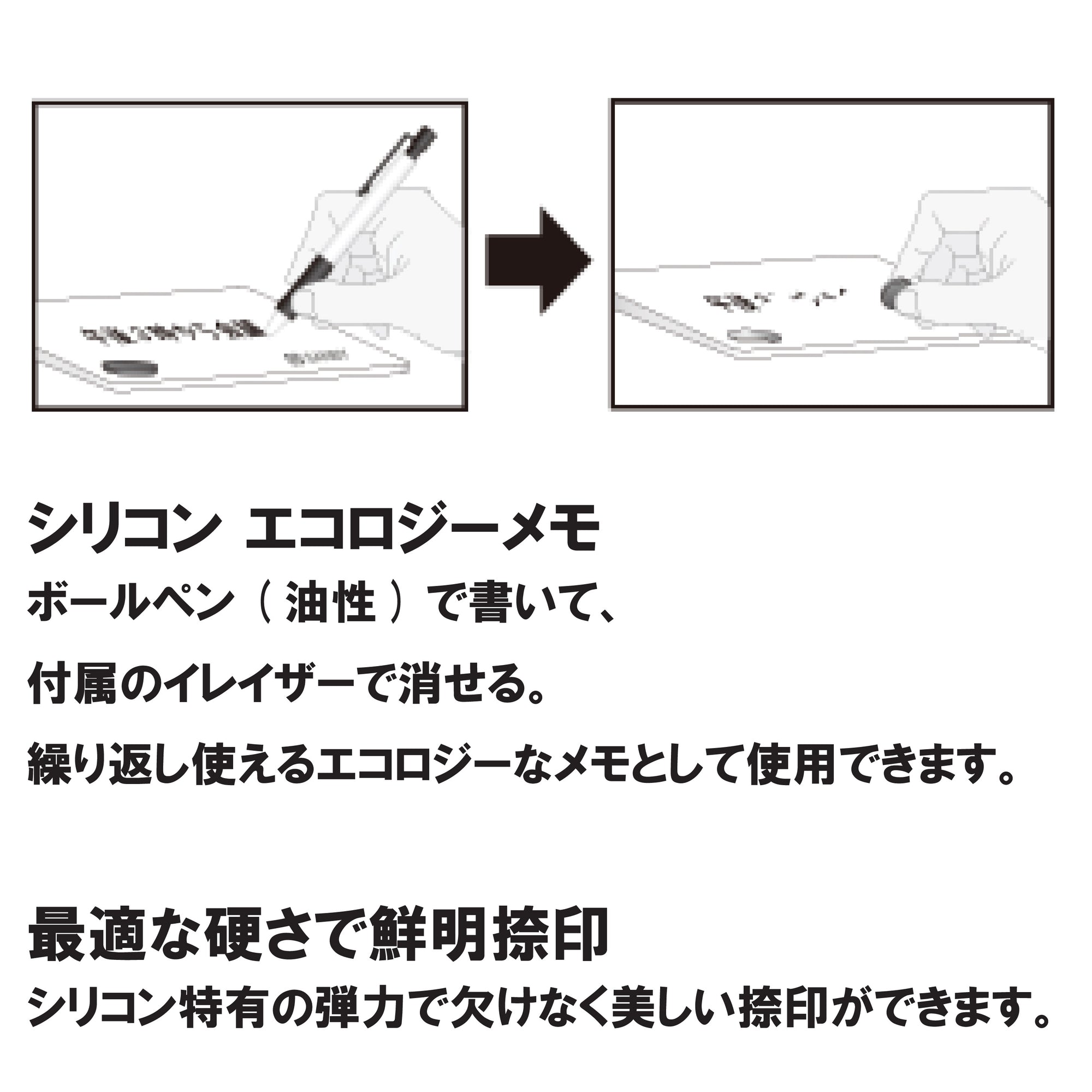 消せるメモ＆捺印マット