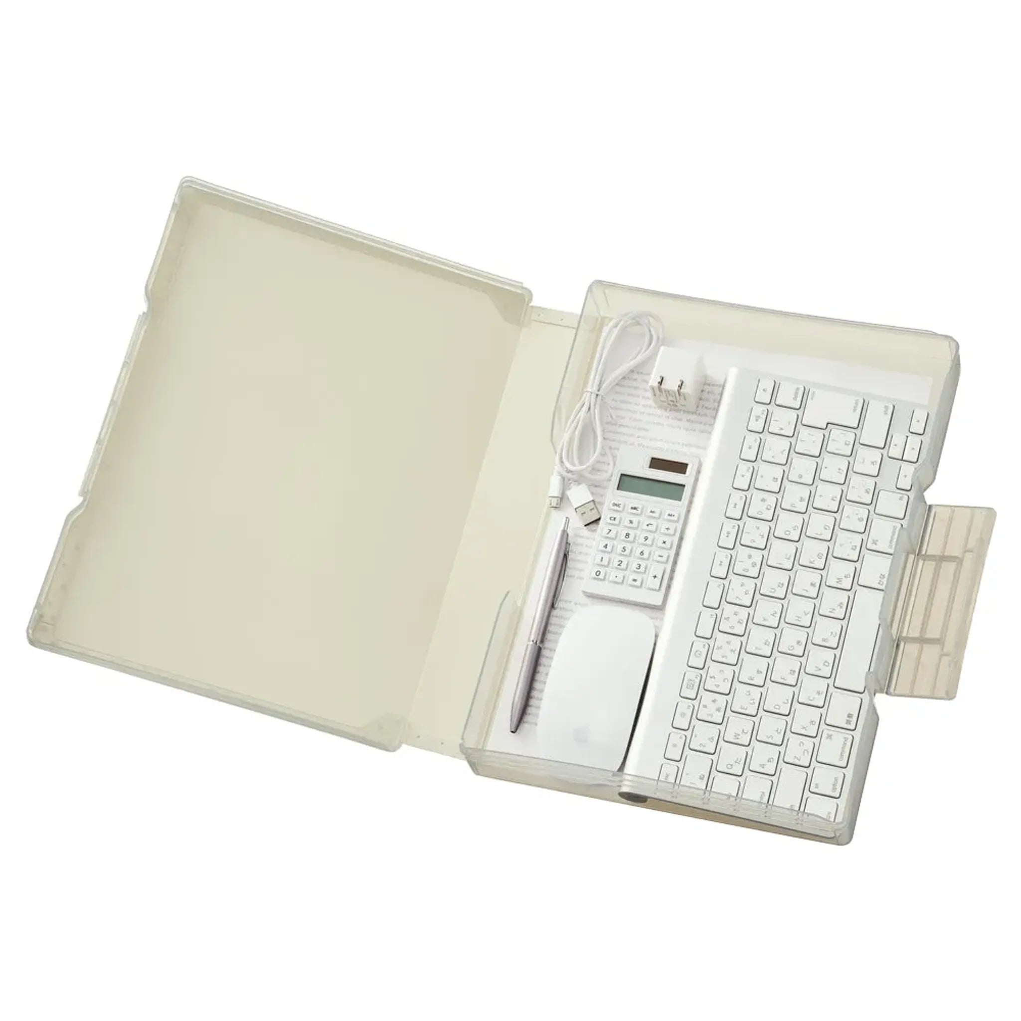 Ｍｕｔｕａｌ ファイルケース　Ａ４＜厚型＞(テラコッタオレンジ) A2039-4 画像05