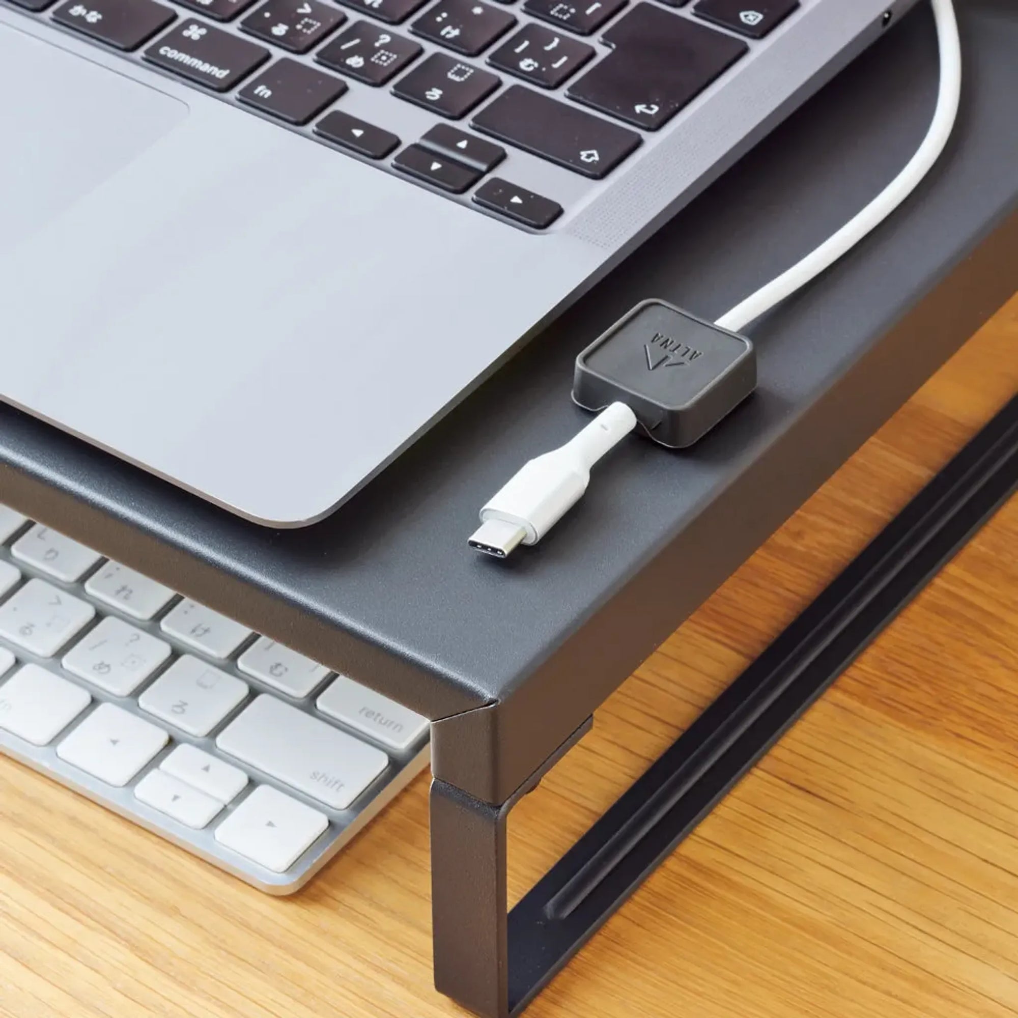 机上台＜幅４９５ｍｍ・ロータイプ＞(マットブラック) A7343-124 画像05