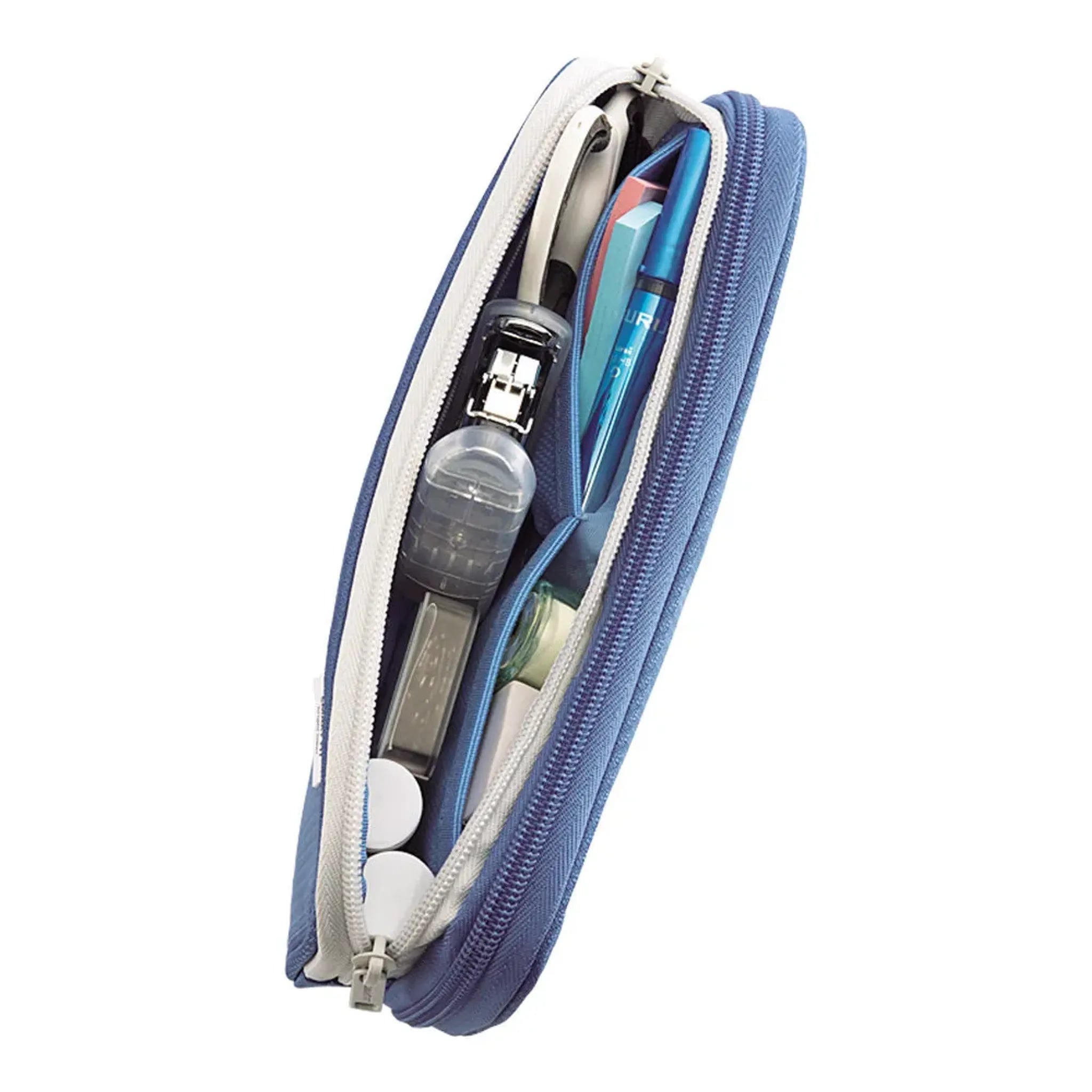 SMART FIT bright label ダブルペンケース（Ｌ）(ブルー) A7661-8 画像04