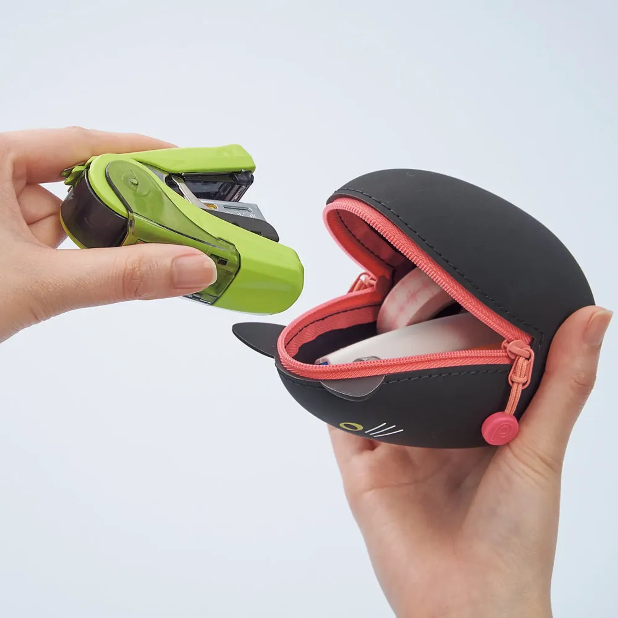 SMART FIT PuniLabo エッグポーチ(ミケネコ) A7782-7 画像05