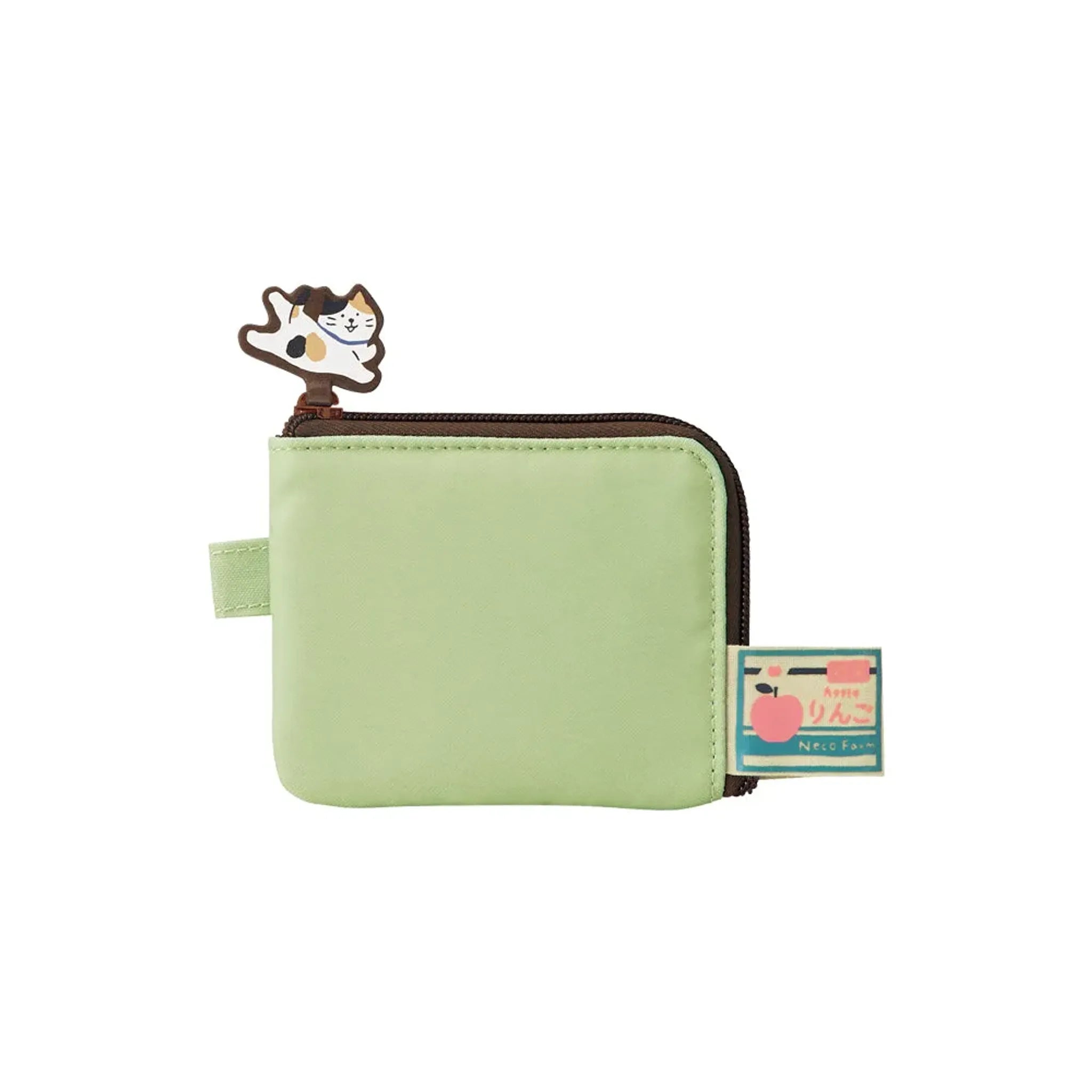 にゃんシーン フラットカードポーチ(ピスタチオグリーン) A2220-7 画像01