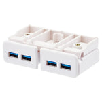 ＵＳＢ３．０ハブ＜机上台専用＞(白) A7337-0 画像01