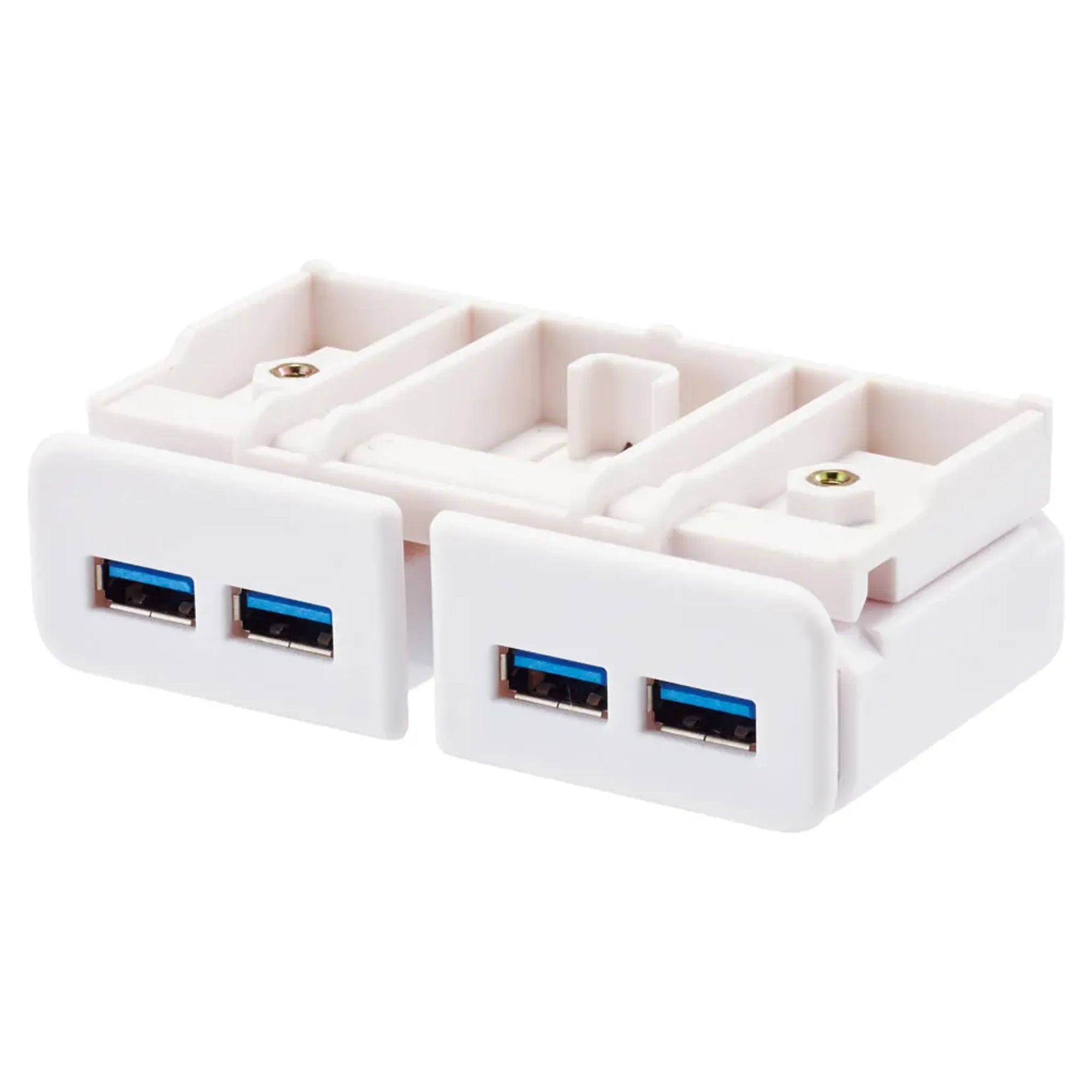 ＵＳＢ３．０ハブ＜机上台専用＞(白) A7337-0 画像01