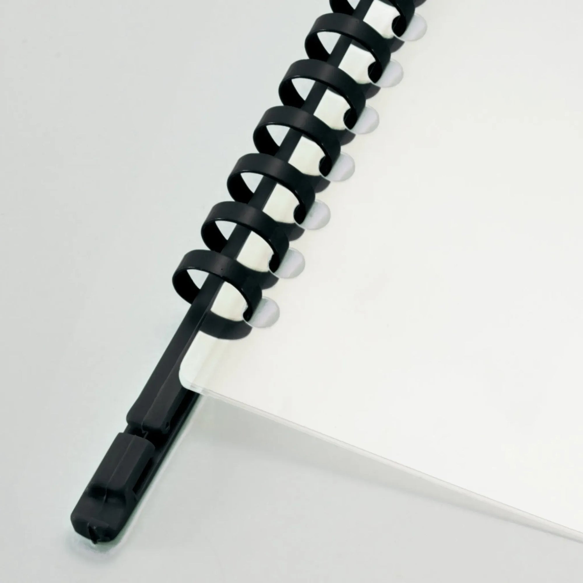 【5個セット】スライドリング表紙　Ｂ５　２６穴(クリスタル) F3122ｼﾛ 画像02