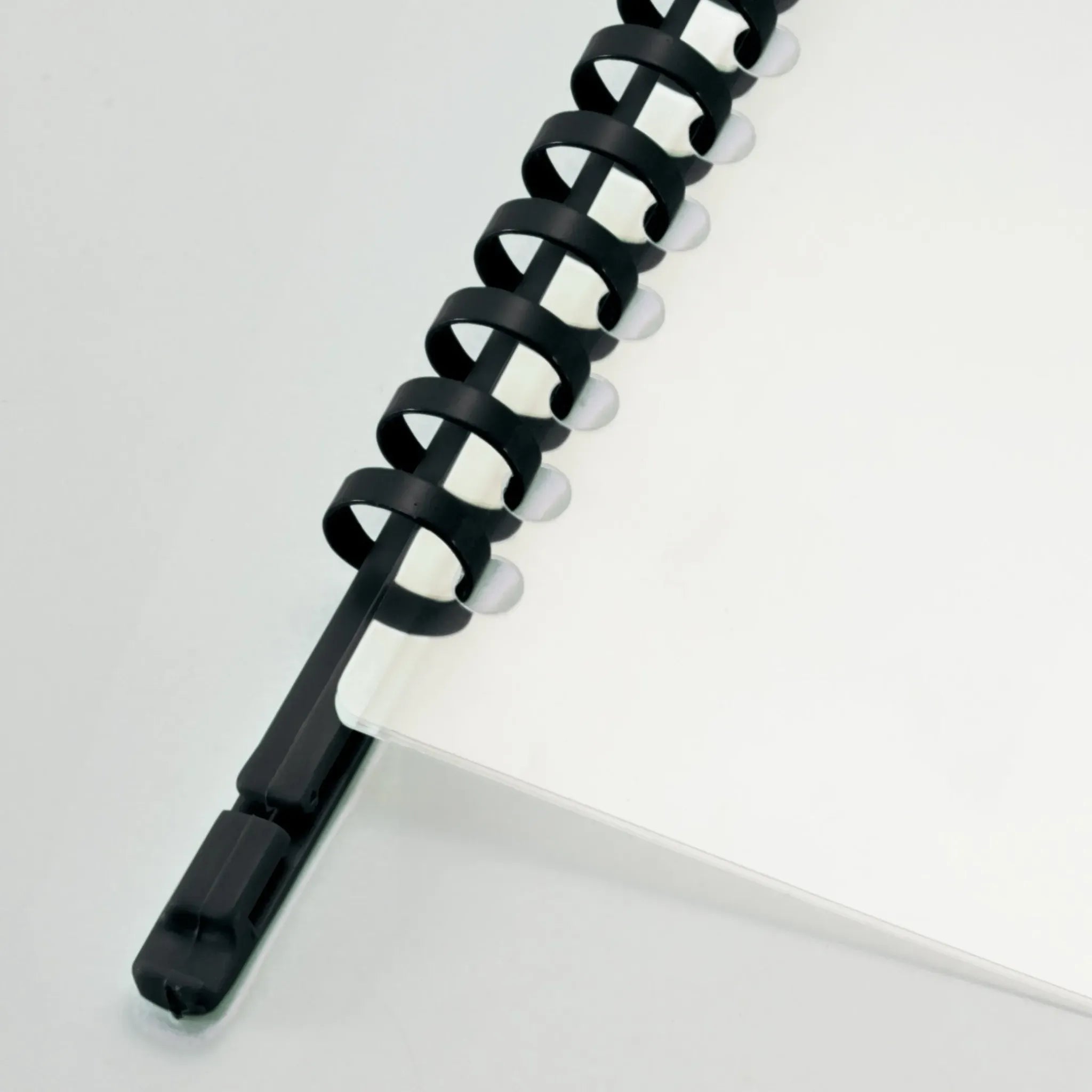 【5個セット】スライドリング表紙　Ｂ５　２６穴(クリスタル) F3122ｼﾛ 画像02