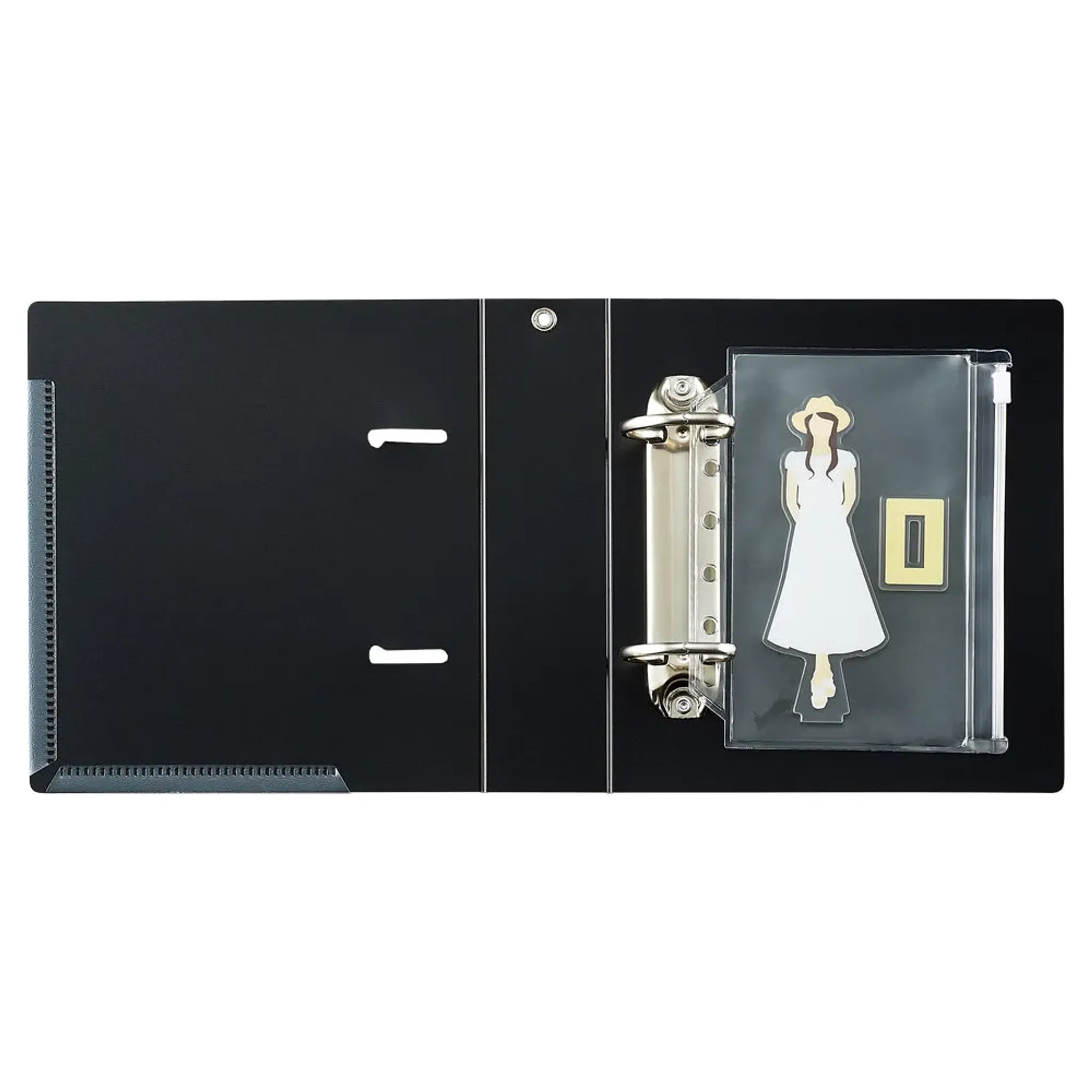 ｍｙｆａ　コレクションファイル　ミニ　ワイド(ジェットブラック) F3321-24 画像05