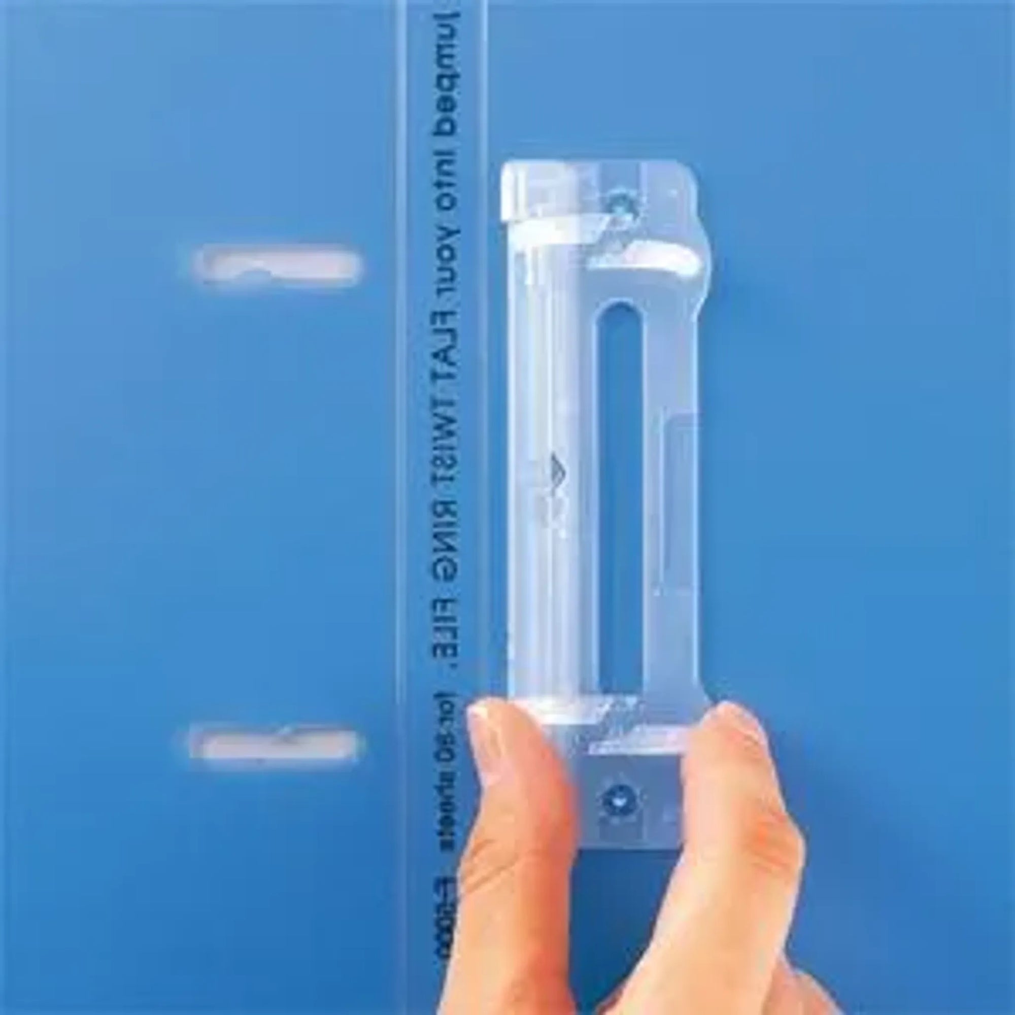 AQUA DROPs フラット・ツイストリングファイル(青) F5000-8 画像03
