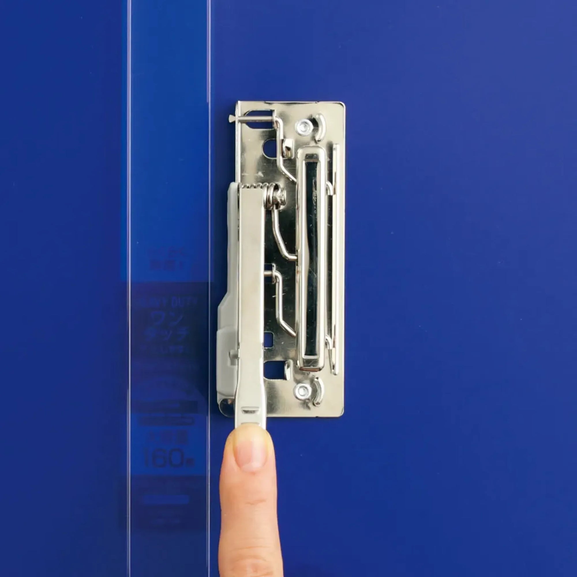CUBE FIZZ パンチレスファイルワンタッチ＜ＨＥＡＶＹ ＤＵＴＹ＞(ブルー) F7032-8 画像04