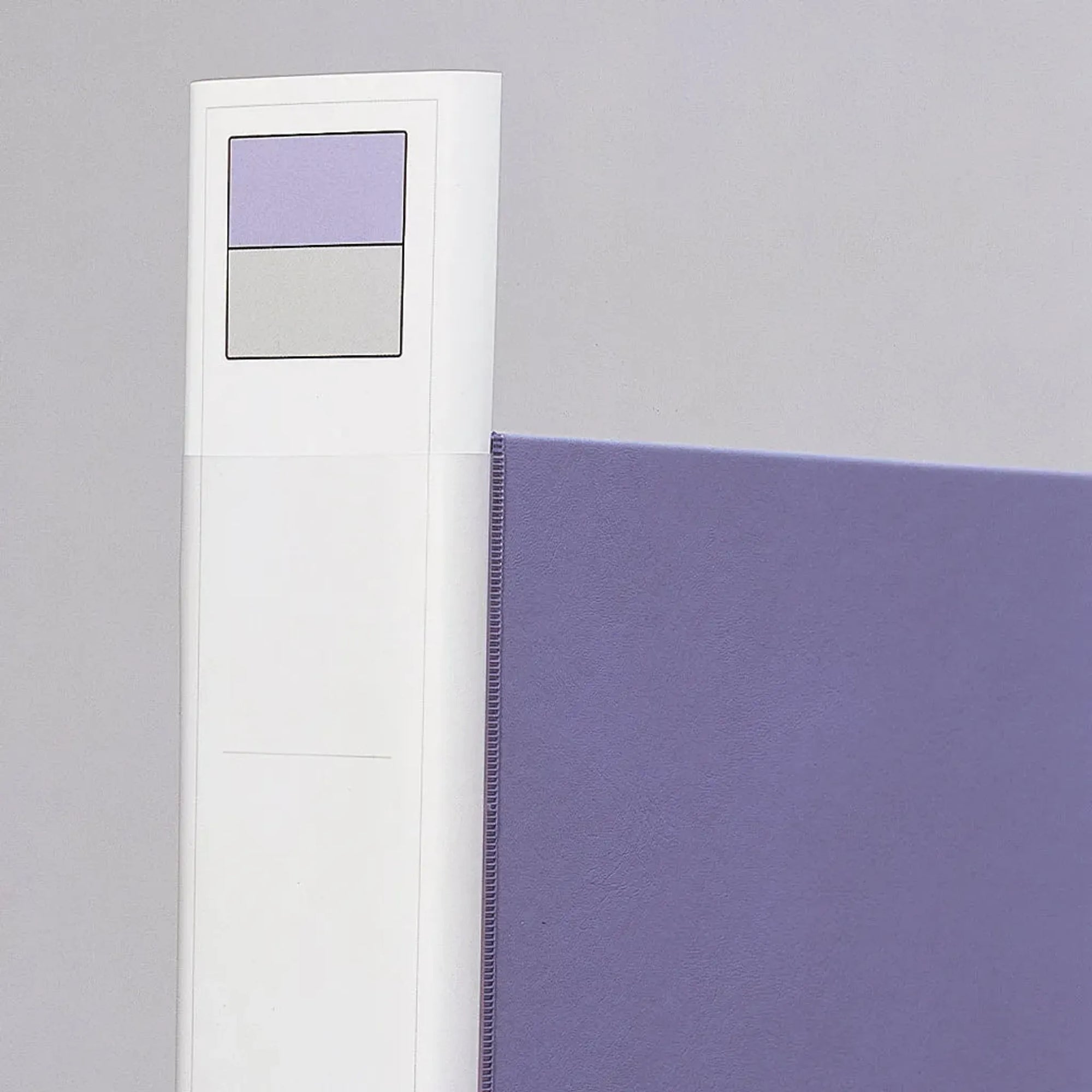 Ｄ型リングファイル(ブルーバイオレット) F754 画像02
