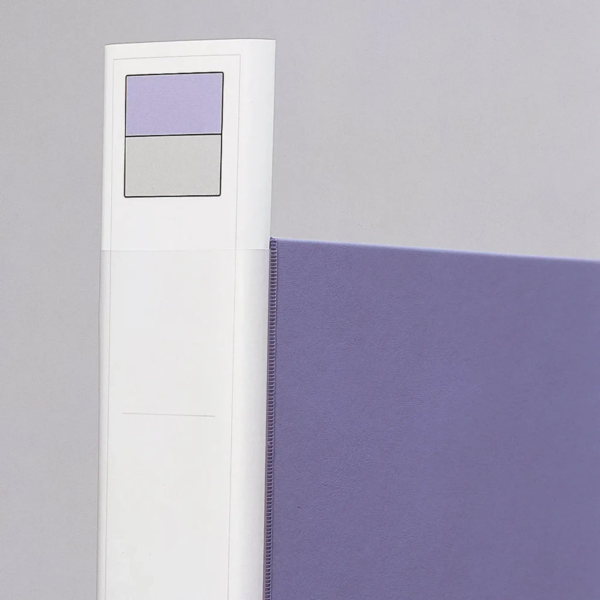 Ｄ型リングファイル(ブルーバイオレット) F754 画像02