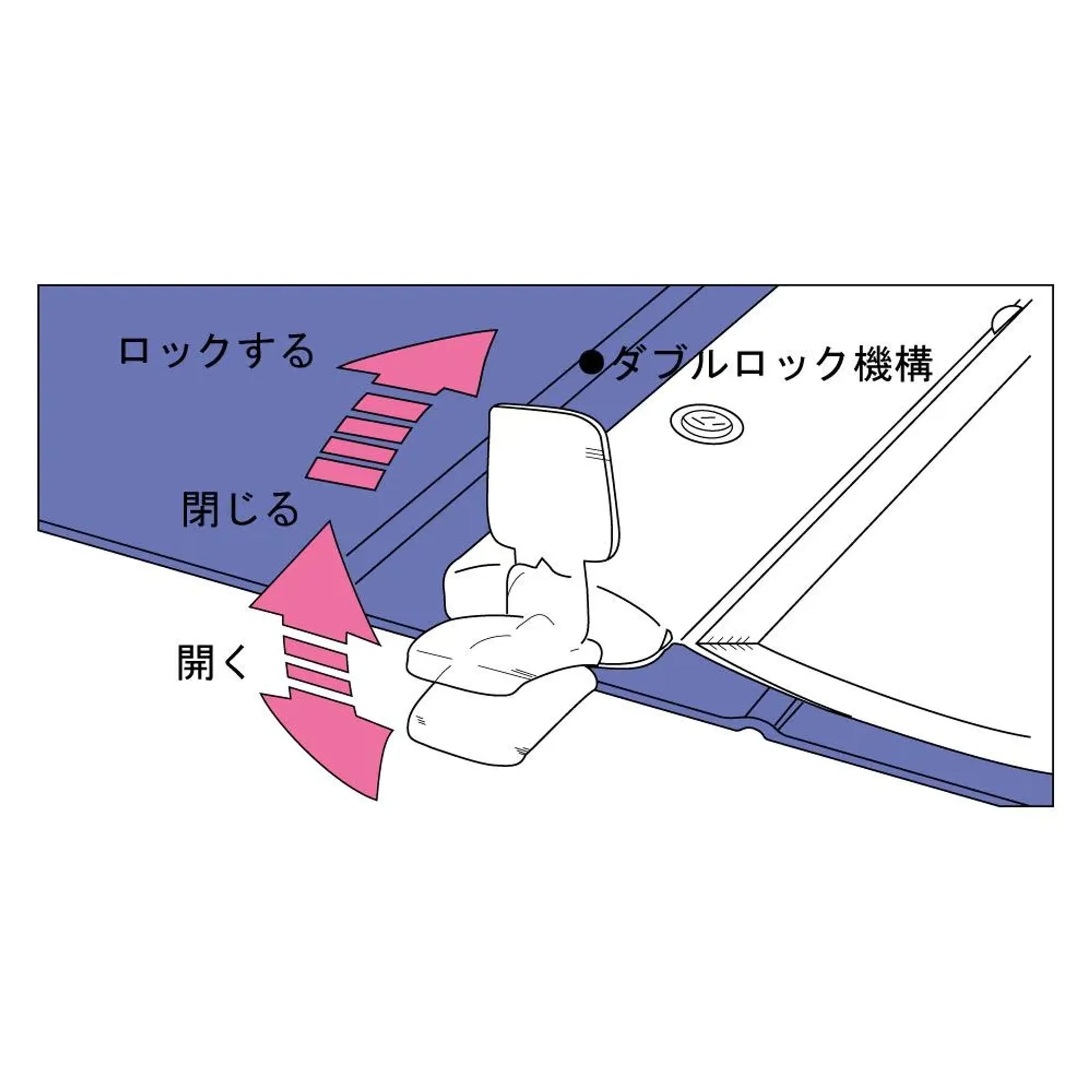リングファイル＜テコロック式＞(藍) F817-2 画像03