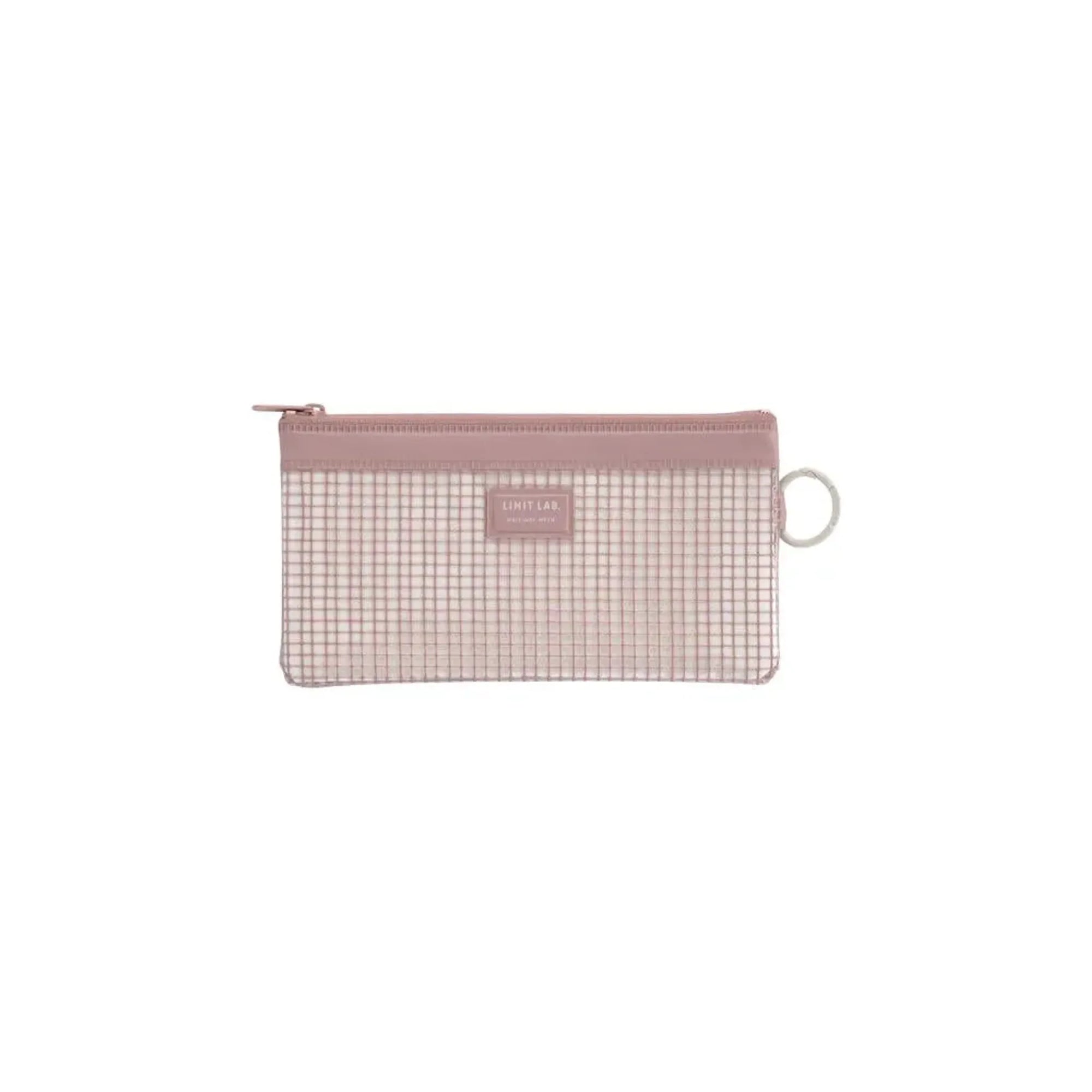 【5個セット】ハーフウェイ＜メッシュ＞　通帳サイズ(ローズピンク) F236ﾓﾓ 画像01