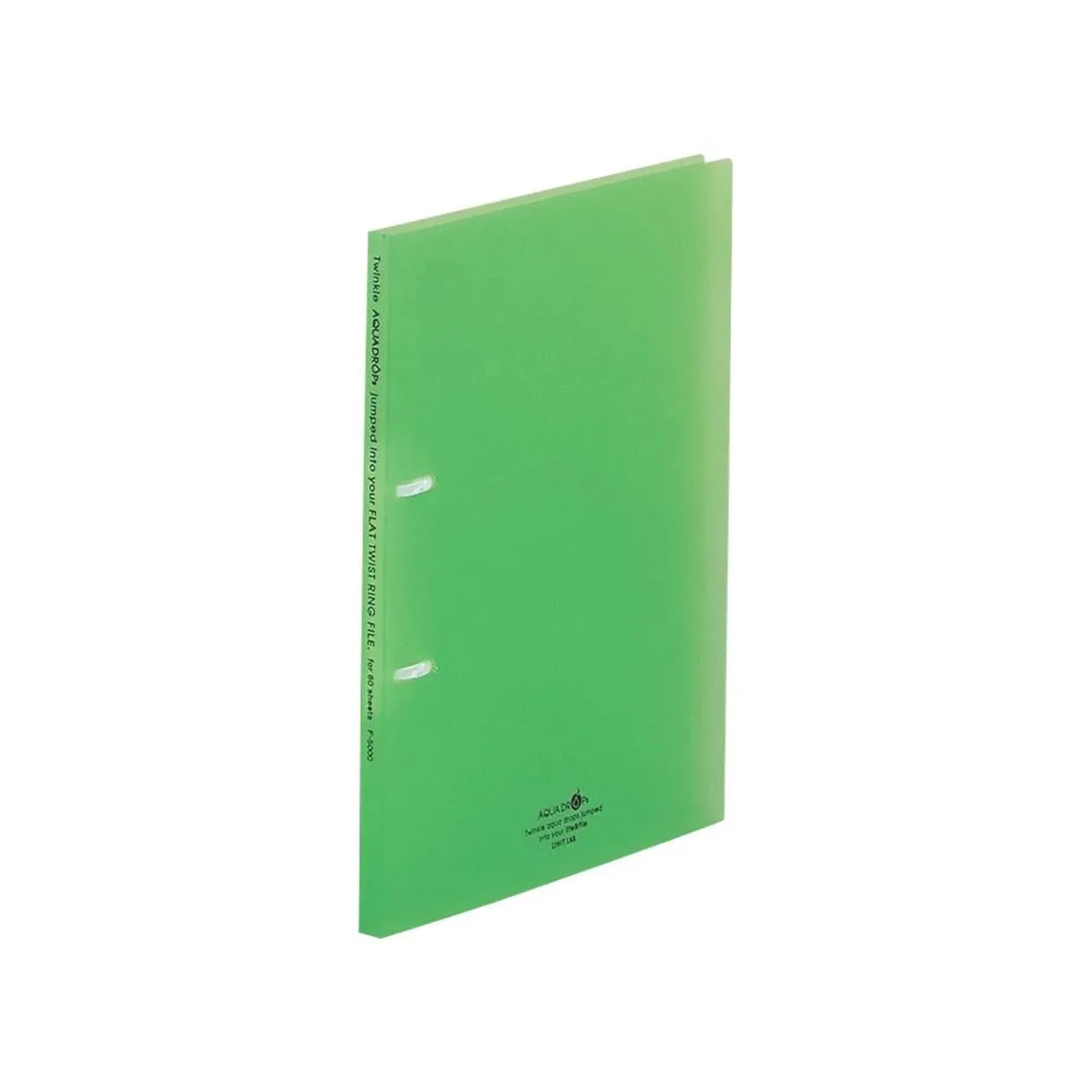 AQUA DROPs フラット・ツイストリングファイル(黄緑) F5000-6 画像01