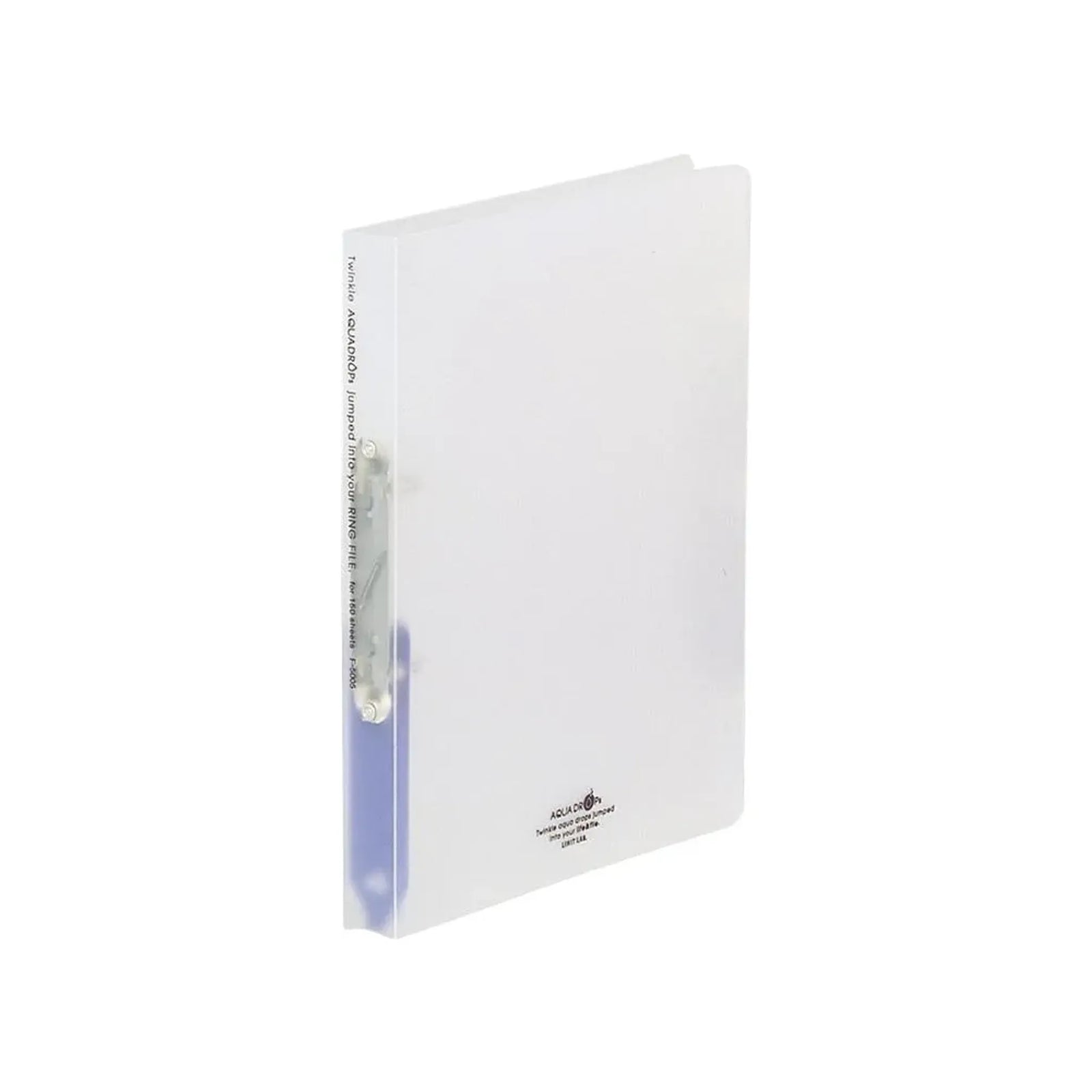 AQUA DROPs リングファイル＜ツイストリング＞　Ａ４(乳白) F5005-1 画像01
