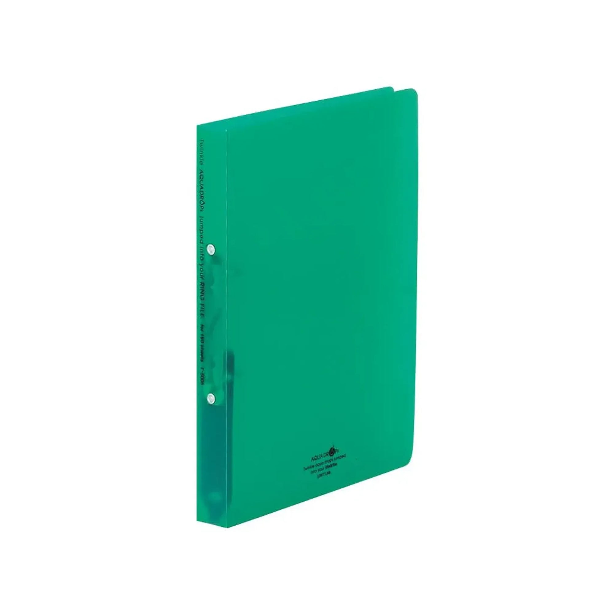 AQUA DROPs リングファイル＜ツイストリング＞　Ａ４(緑) F5005-7 画像01