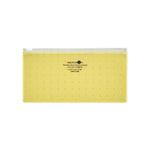 【5個セット】AQUA DROPs クリヤーケース　ＰＥＮ（通帳）サイズ(黄) F5301-5 画像01