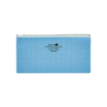 【5個セット】AQUA DROPs クリヤーケース　ＰＥＮ（通帳）サイズ(青) F5301-8 画像01