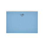 【5個セット】AQUA DROPs クリヤーケース　Ａ４(青) F5303-8 画像01