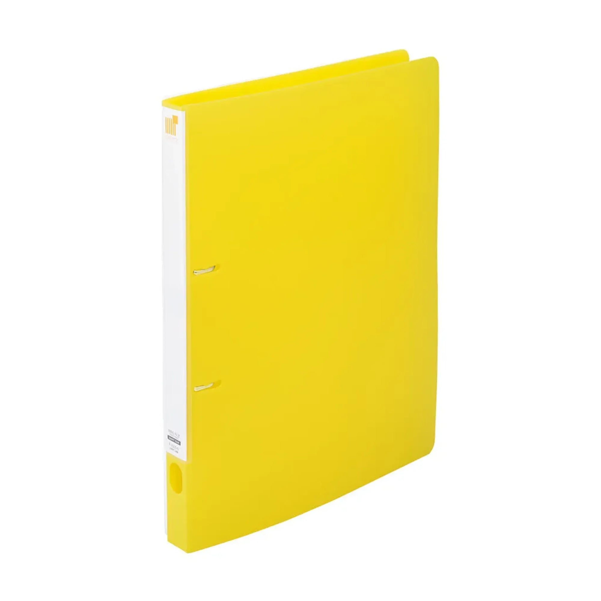 CUBE FIZZ リングファイル＜ツイストリング スマートスリム＞ Ａ４ タテ 背幅27mm(イエロー) F7005-5 画像01