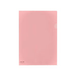 【50個セット】カラークリヤーホルダー　Ａ４(桃) F78-12 画像01