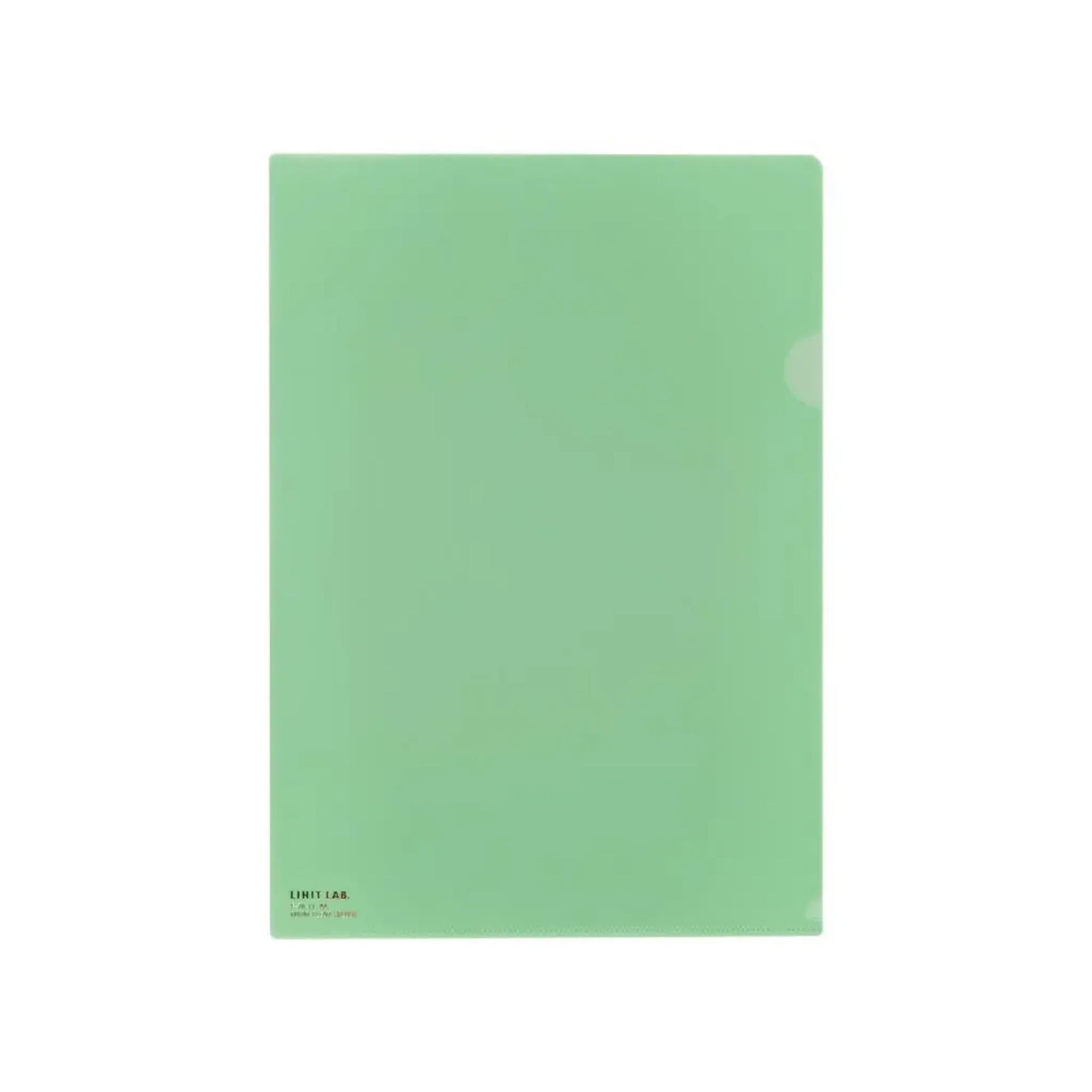 【50個セット】カラークリヤーホルダー　Ａ４(うぐいす) F78-13 画像01