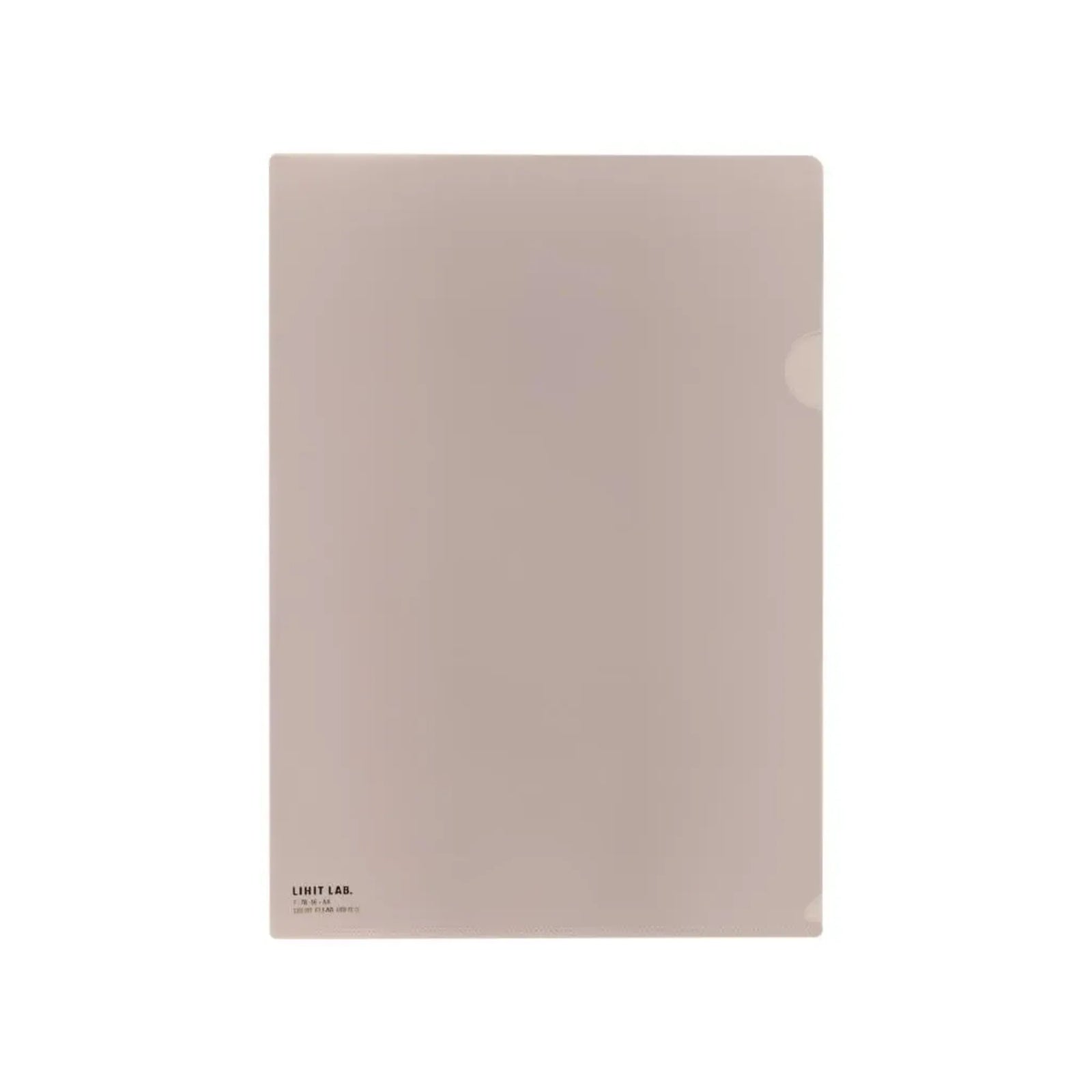 【50個セット】カラークリヤーホルダー　Ａ４(ベージュ) F78-16 画像01