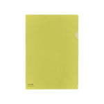 【50個セット】カラークリヤーホルダー　Ａ４(クリスタルイエロー) F78-17 画像01