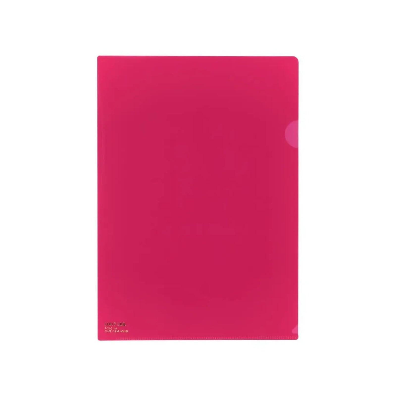 【50個セット】カラークリヤーホルダー　Ａ４(紅) F78-2 画像01