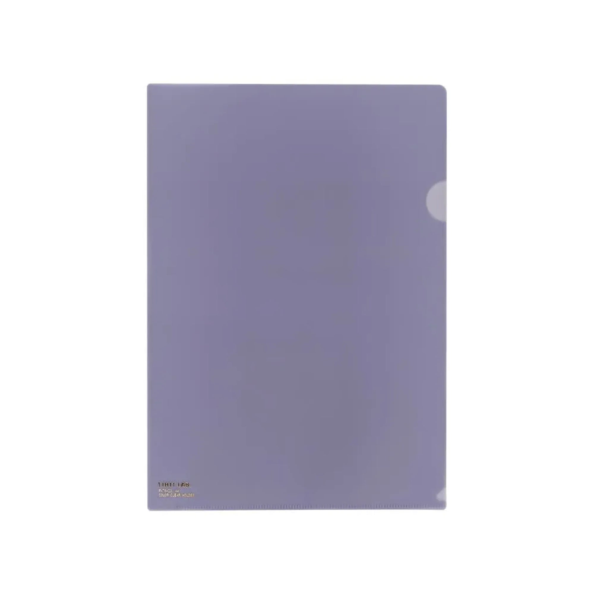 【50個セット】カラークリヤーホルダー　Ａ４(ブルーバイオレット) F78-23 画像01