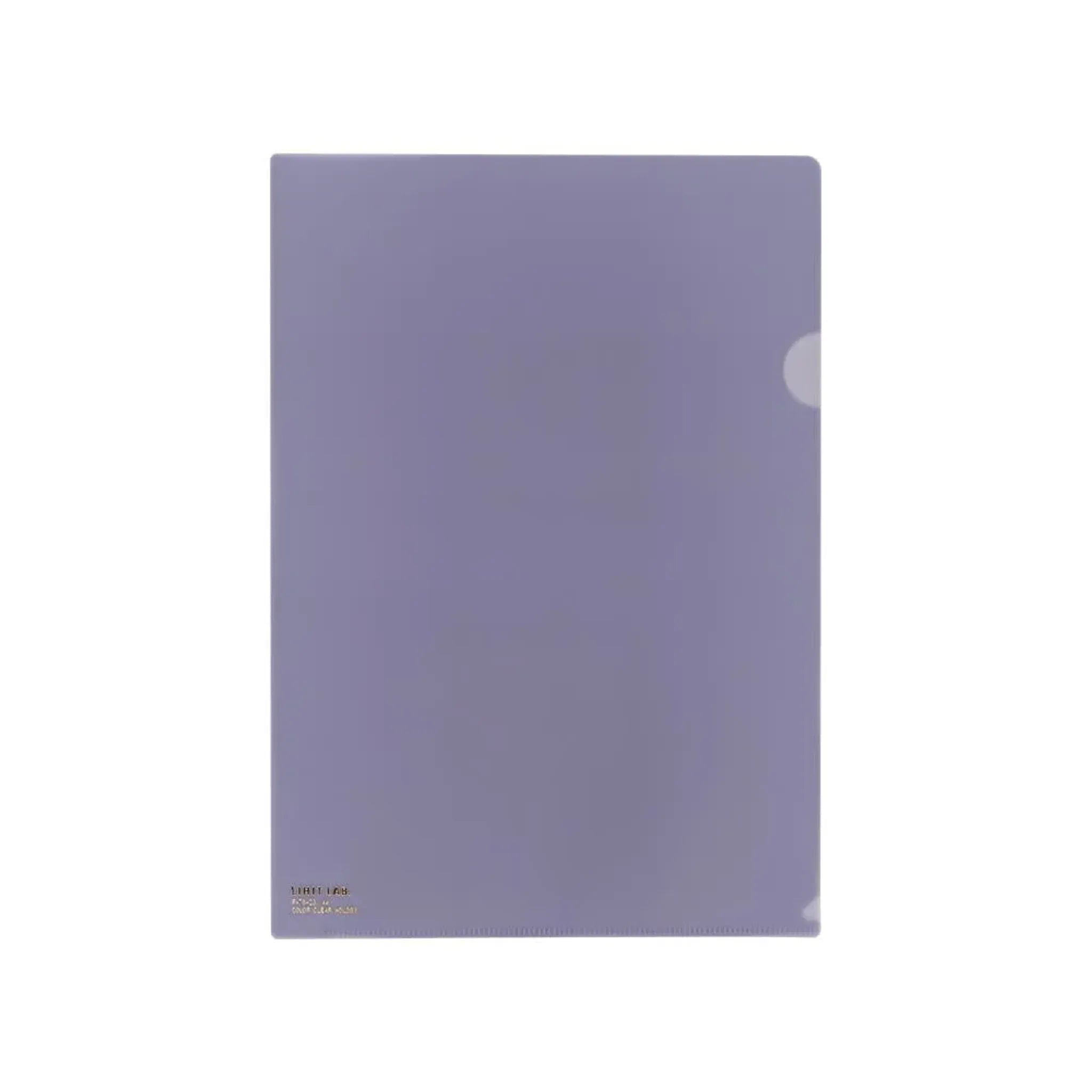 【50個セット】カラークリヤーホルダー　Ａ４(ブルーバイオレット) F78-23 画像01