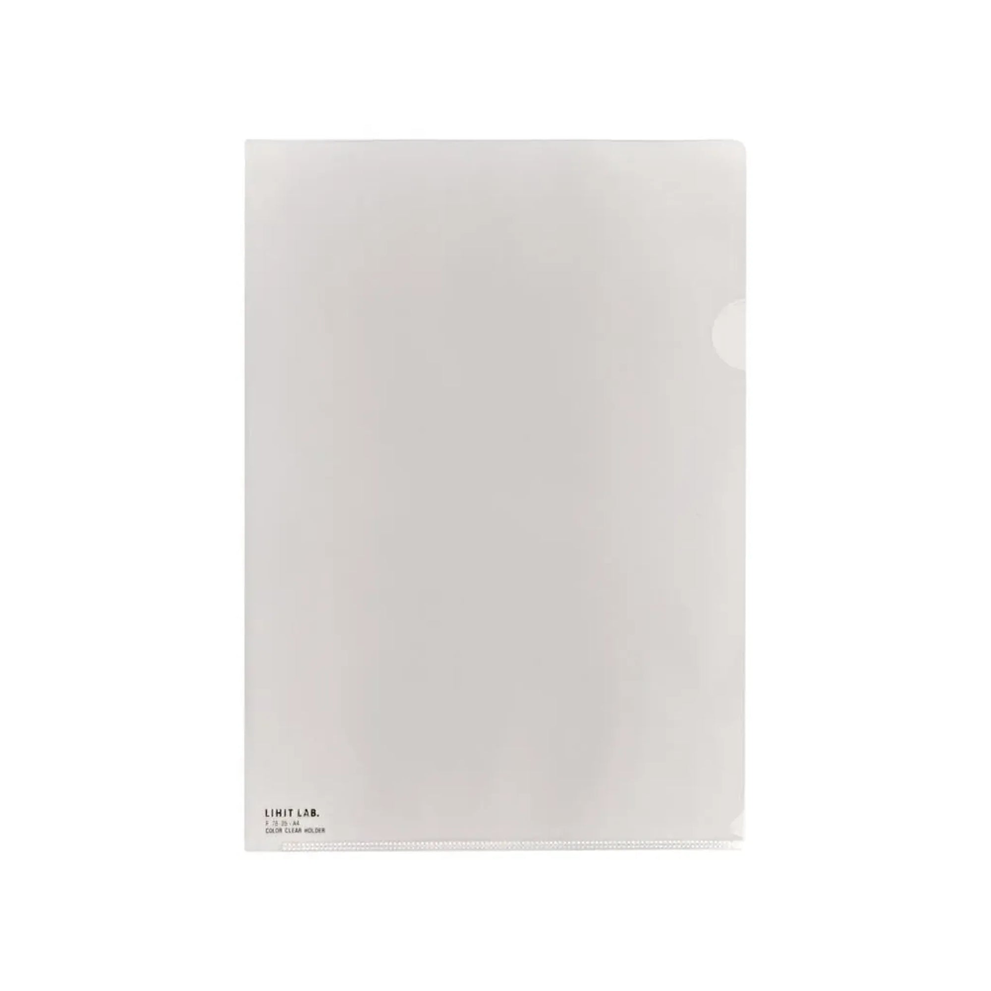 【50個セット】カラークリヤーホルダー　Ａ４(クリスタル) F78-25 画像01