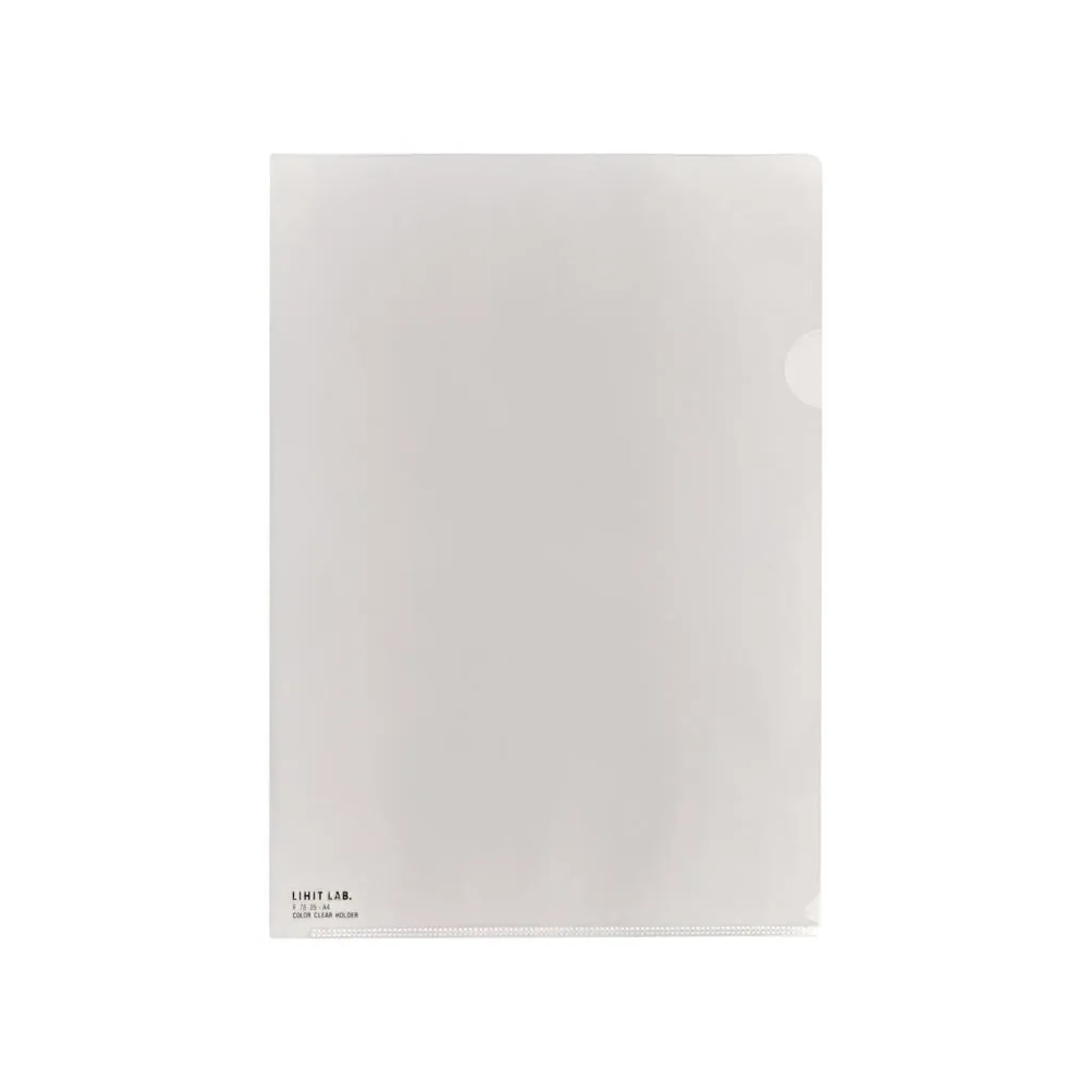 【50個セット】カラークリヤーホルダー　Ａ４(クリスタル) F78-25 画像01