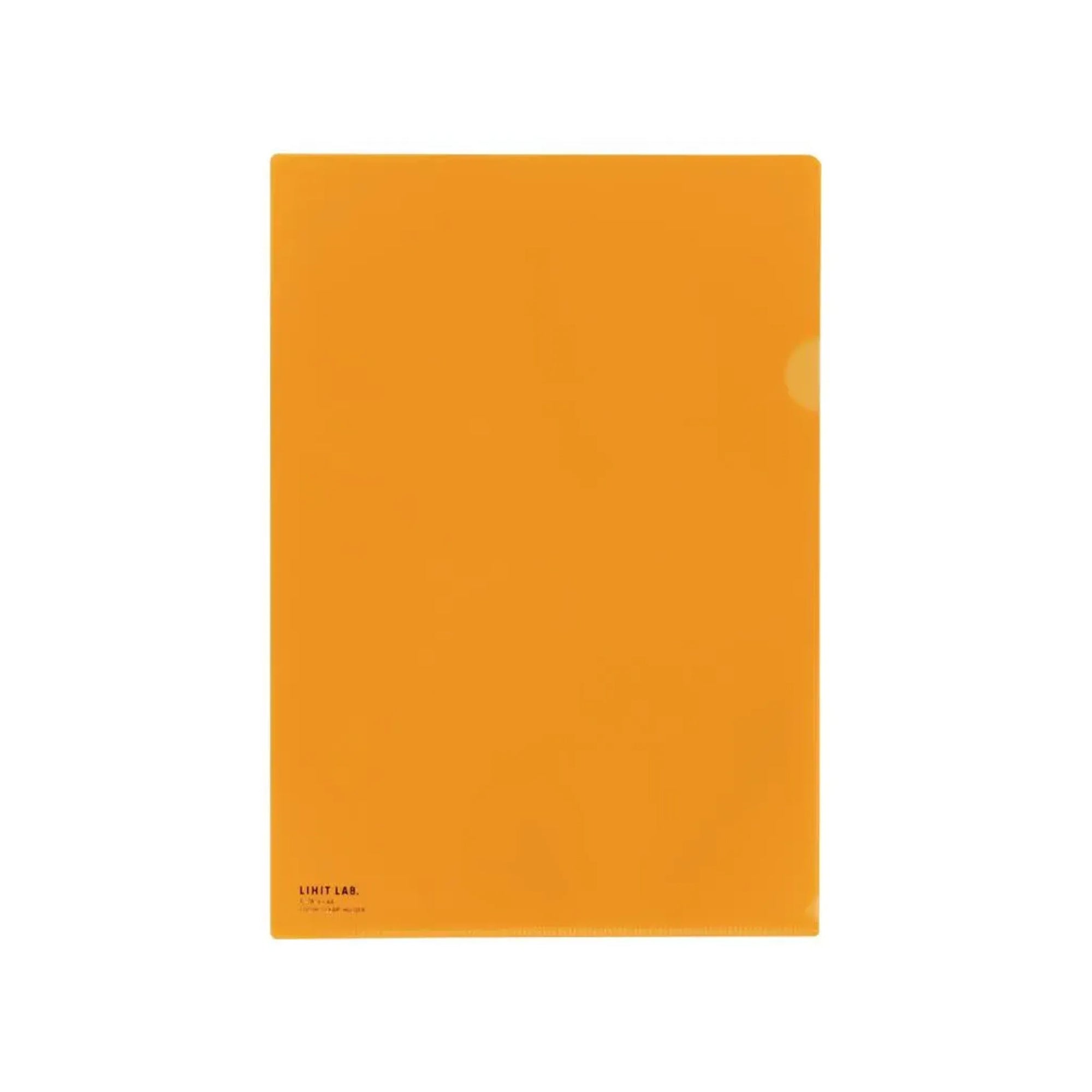 【50個セット】カラークリヤーホルダー　Ａ４(橙) F78-4 画像01