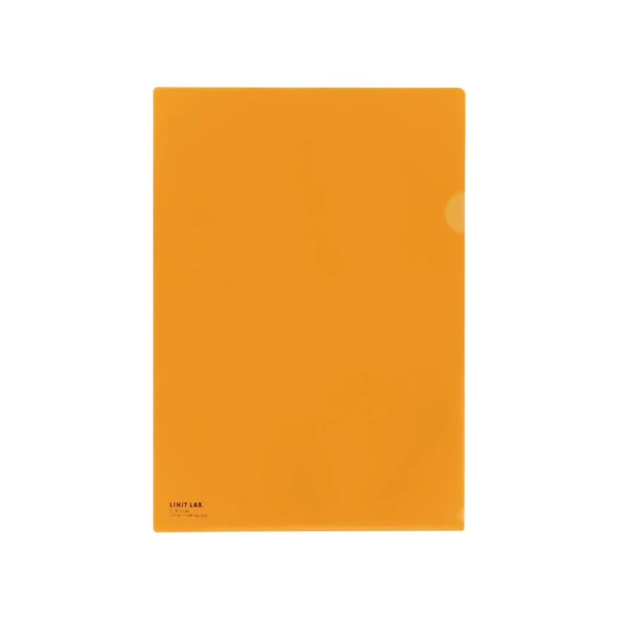 【50個セット】カラークリヤーホルダー　Ａ４(橙) F78-4 画像01