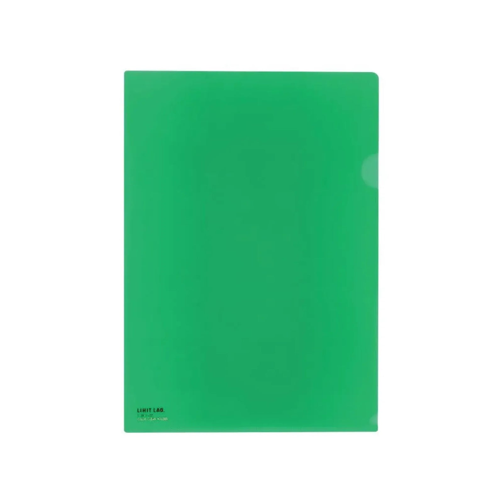 【50個セット】カラークリヤーホルダー　Ａ４(緑) F78-7 画像01