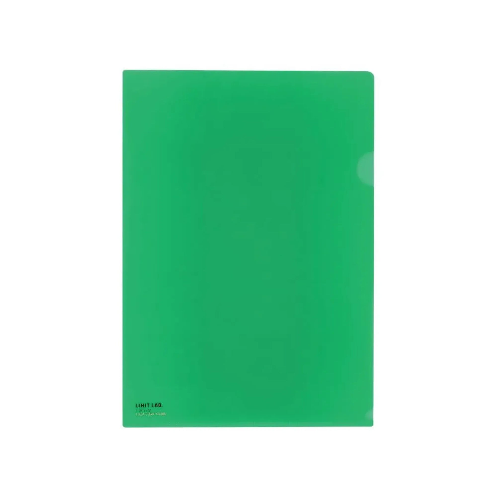 【50個セット】カラークリヤーホルダー　Ａ４(緑) F78-7 画像01