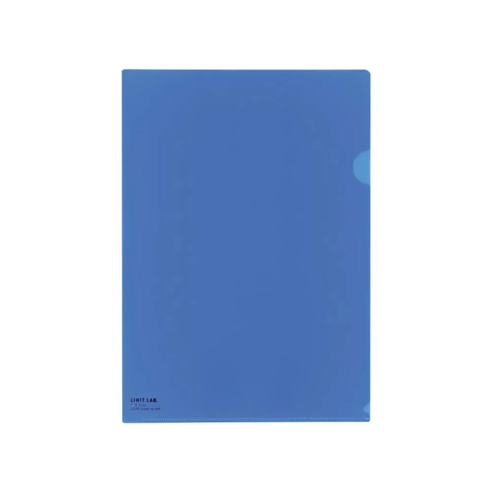 【50個セット】カラークリヤーホルダー　Ａ４(青) F78-8 画像01