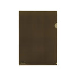 【50個セット】カラークリヤーホルダー　Ａ４(茶) F78-9 画像01