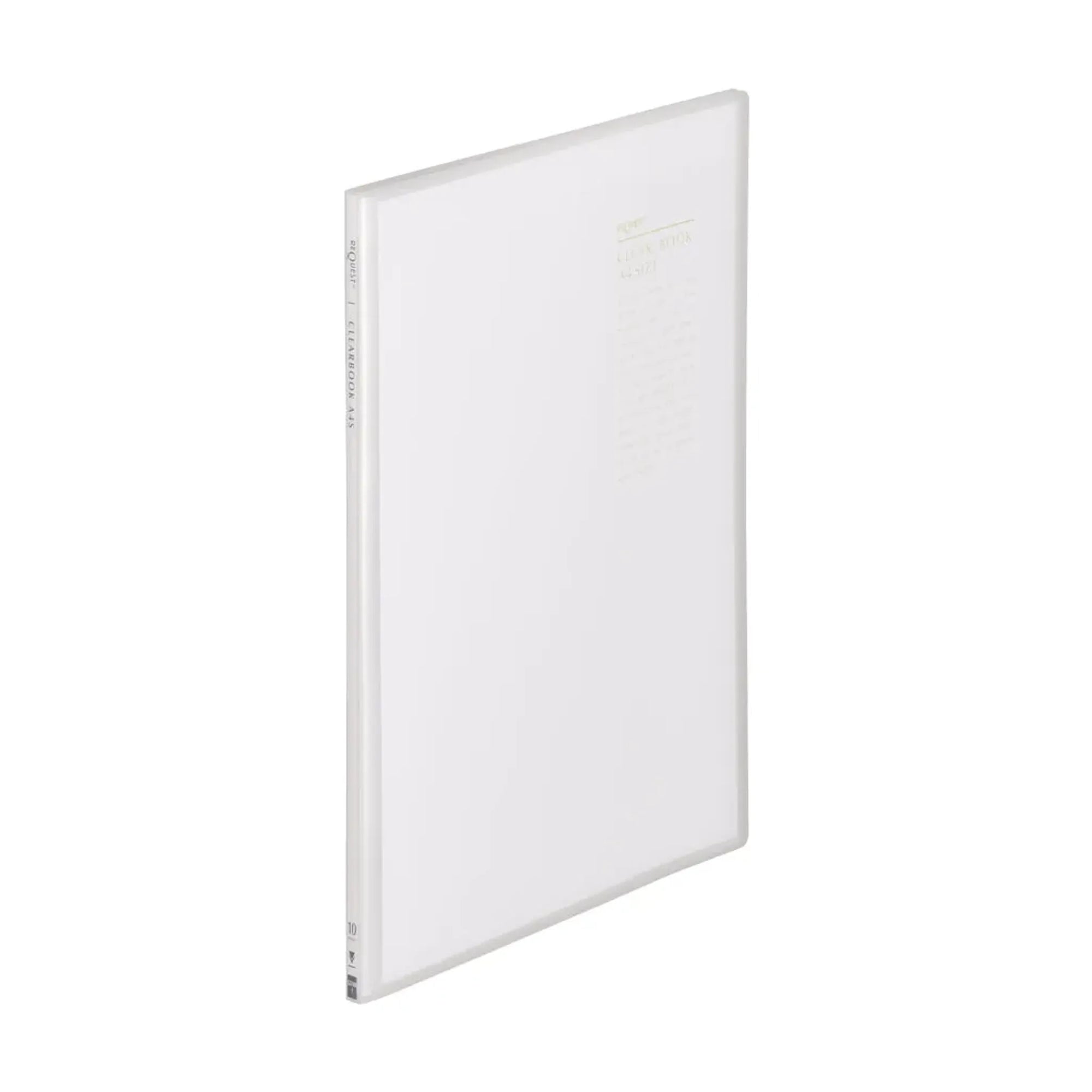リクエスト　透明クリヤーブック Ａ４ タテ １０P(クリヤー) G3100-1 画像01