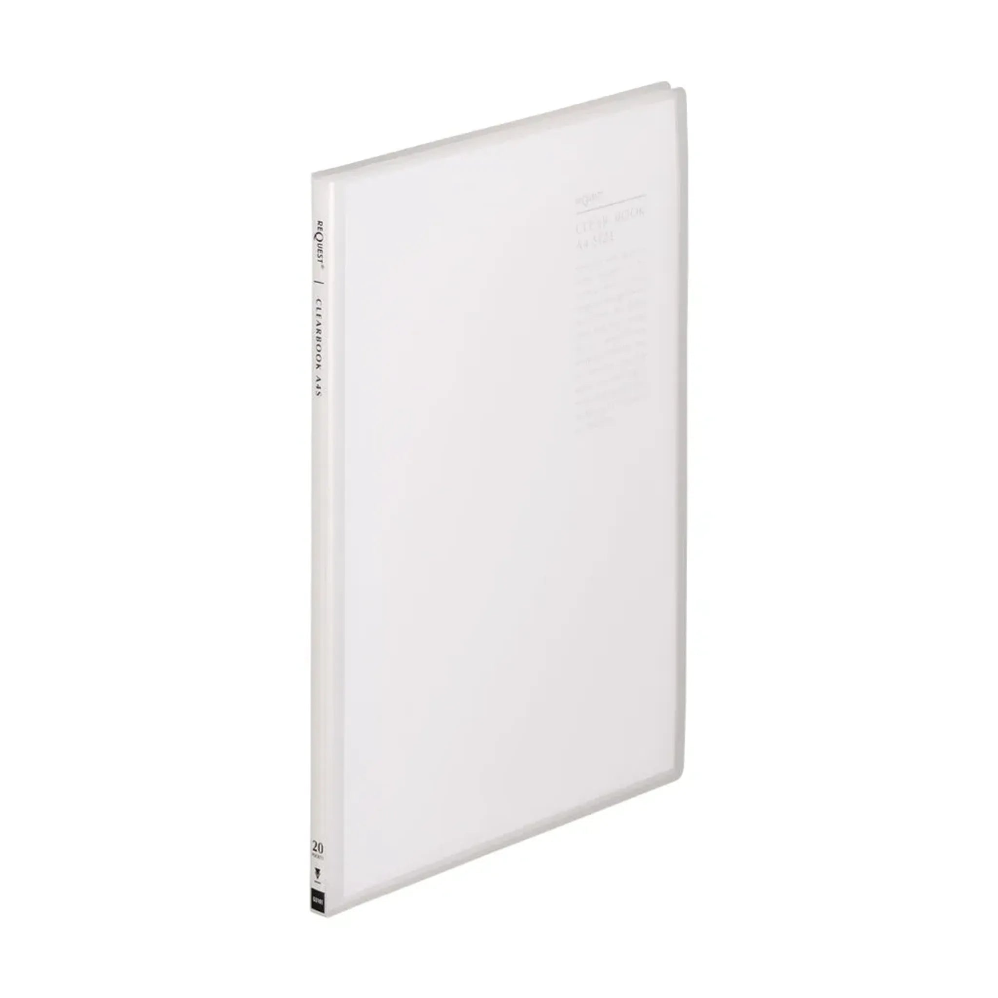 リクエスト　透明クリヤーブック Ａ４ タテ ２０P(クリヤー) G3101-1 画像01