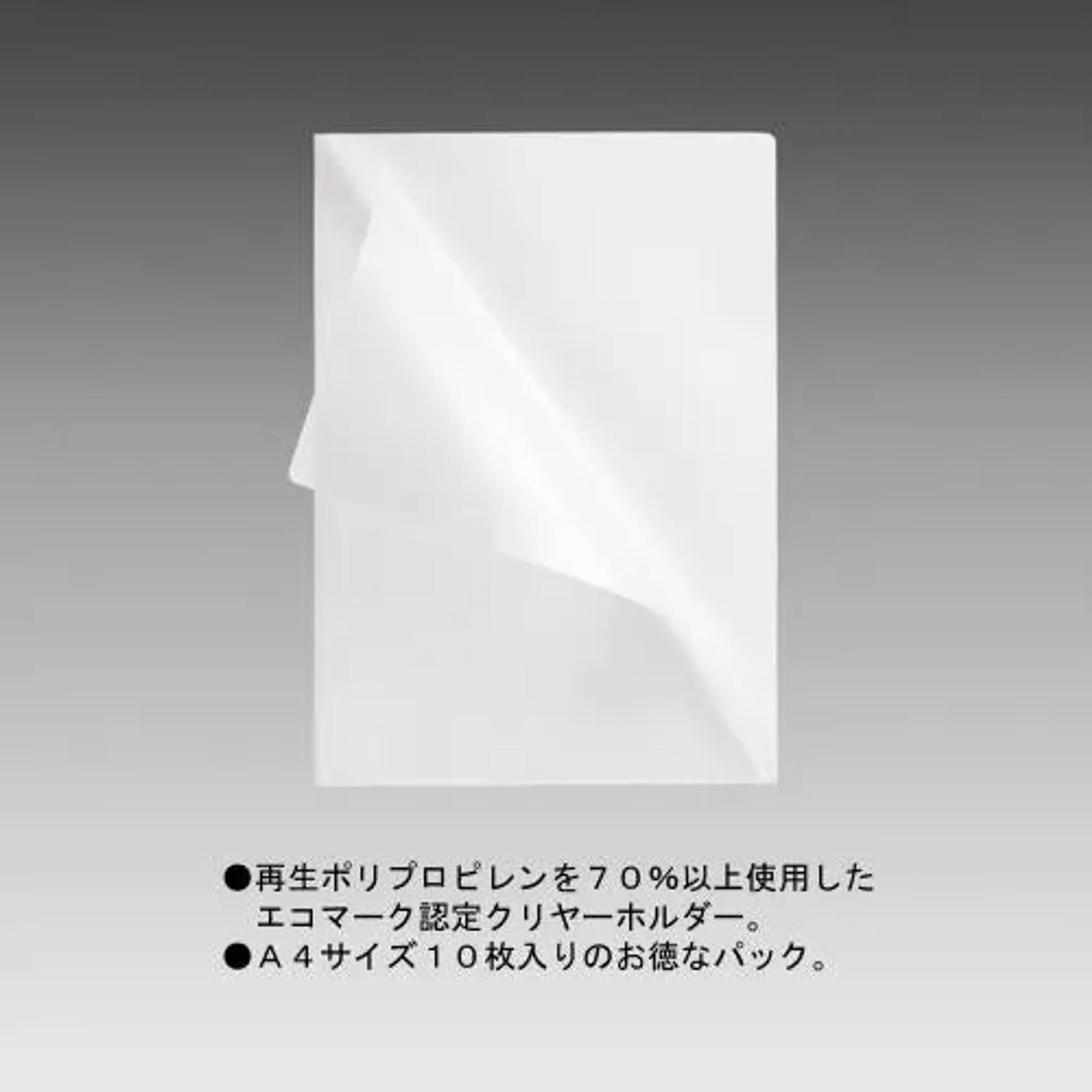 【10個セット】リクエスト　クリヤーホルダー＜１０枚パック＞ Ａ４(色込) G6010ｺﾐ 画像02