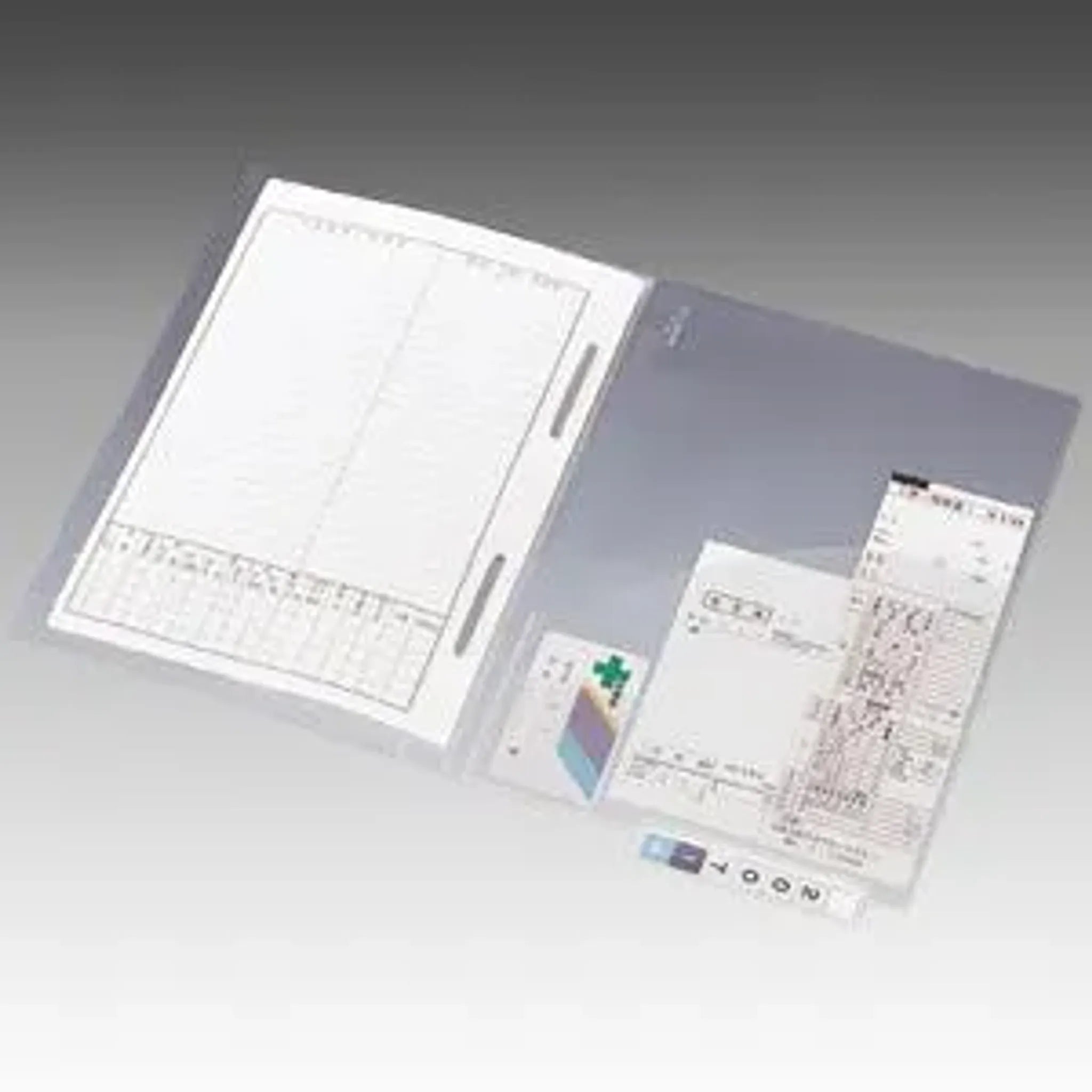 カルテフォルダー　ファスナー付 Ａ４ (50枚) HK714U 画像03