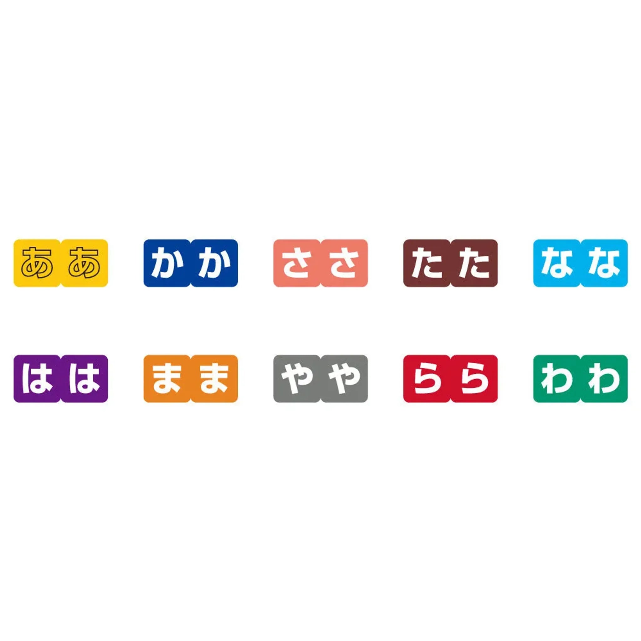 カラーかなラベル　Ｍ（ロールタイプ） (300片入り)(わ) HK763R-10 画像03