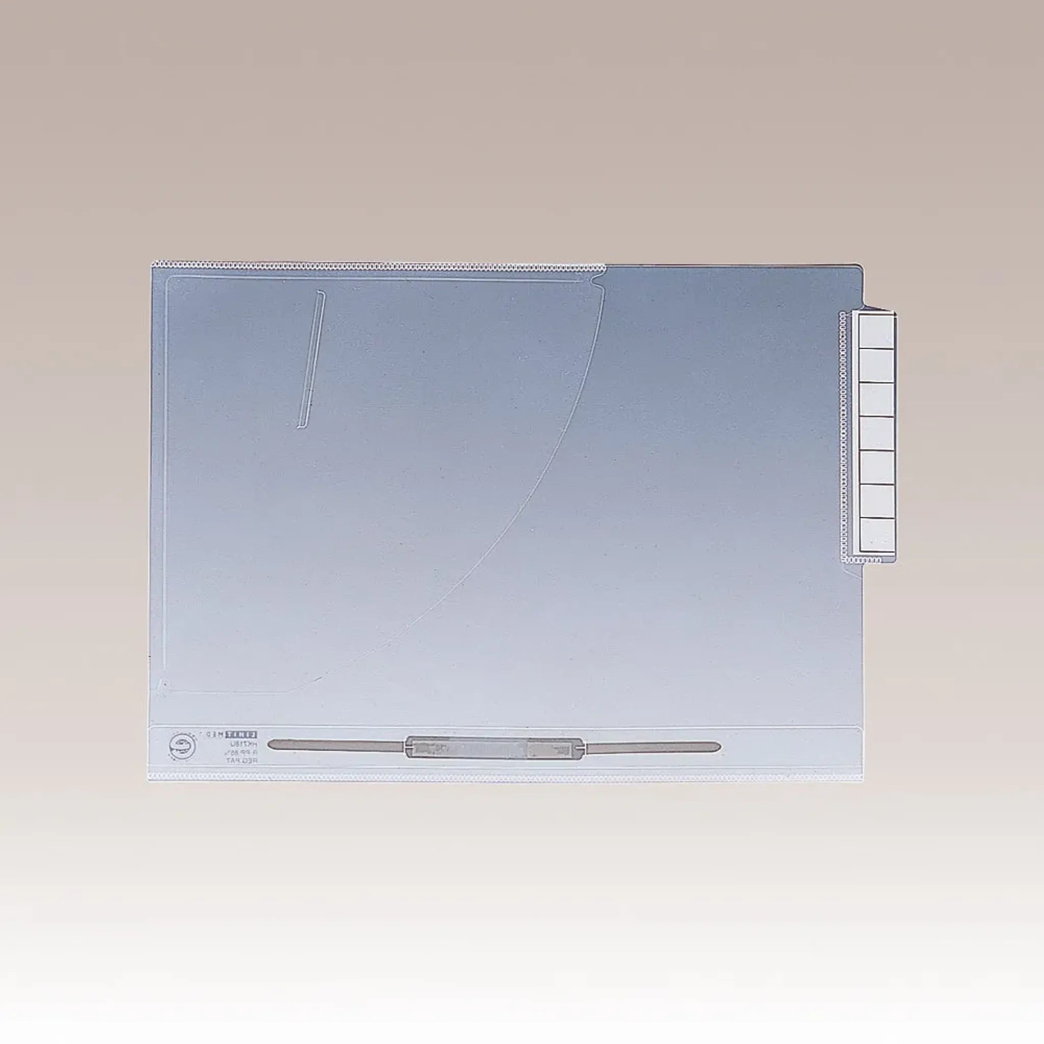 カルテフォルダー　ファスナー付 Ａ４（200枚入り） HK7718U-ﾐ 画像01
