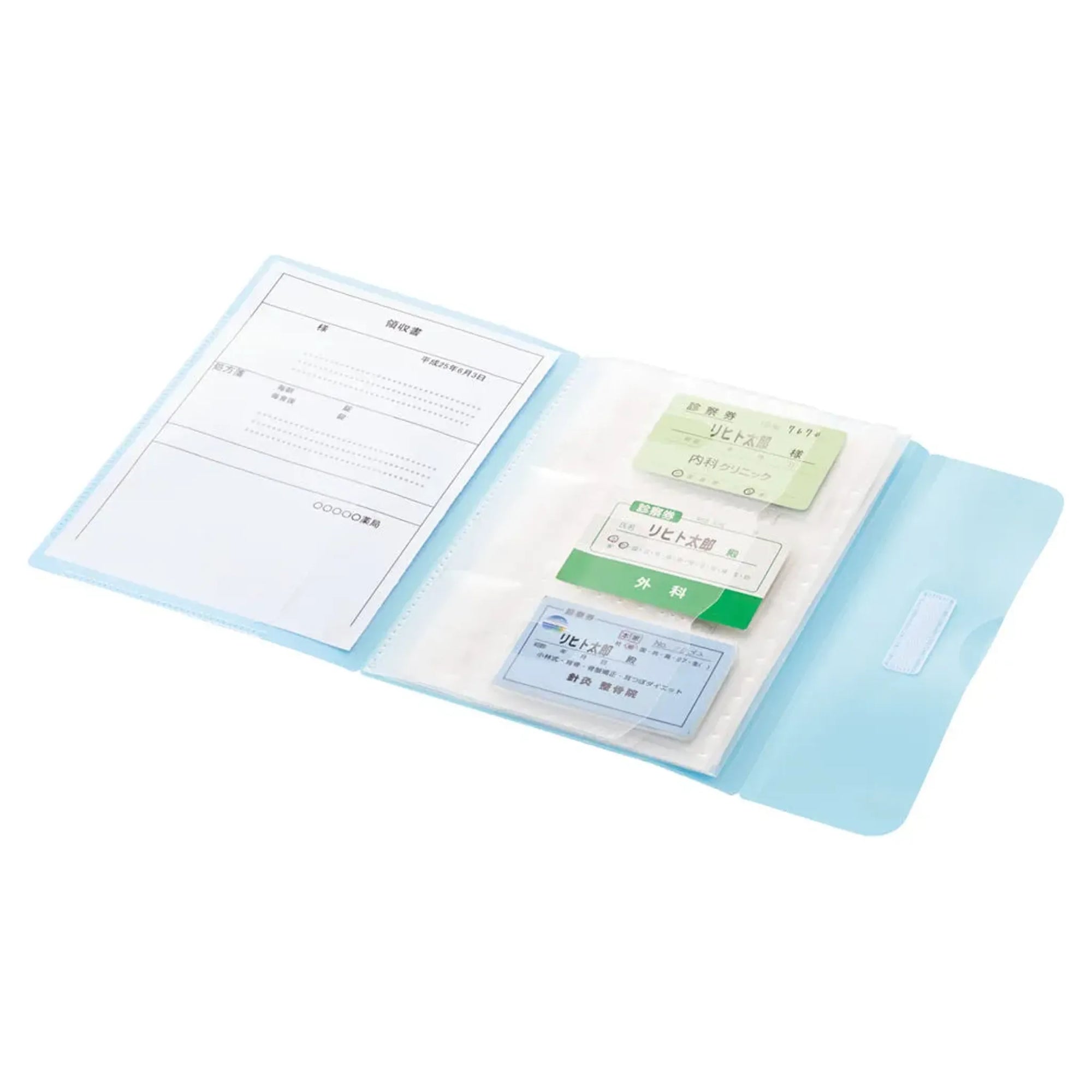 これだけでお医者さんに行けるファイル（Ｓ）(黄緑) HM620-6 画像03