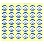 軟膏ケースラベル  (150片入り)(かお) HS701-2 画像01