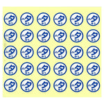 おくすり服用ラベル (150片入り)(夕) HS711-3 画像01
